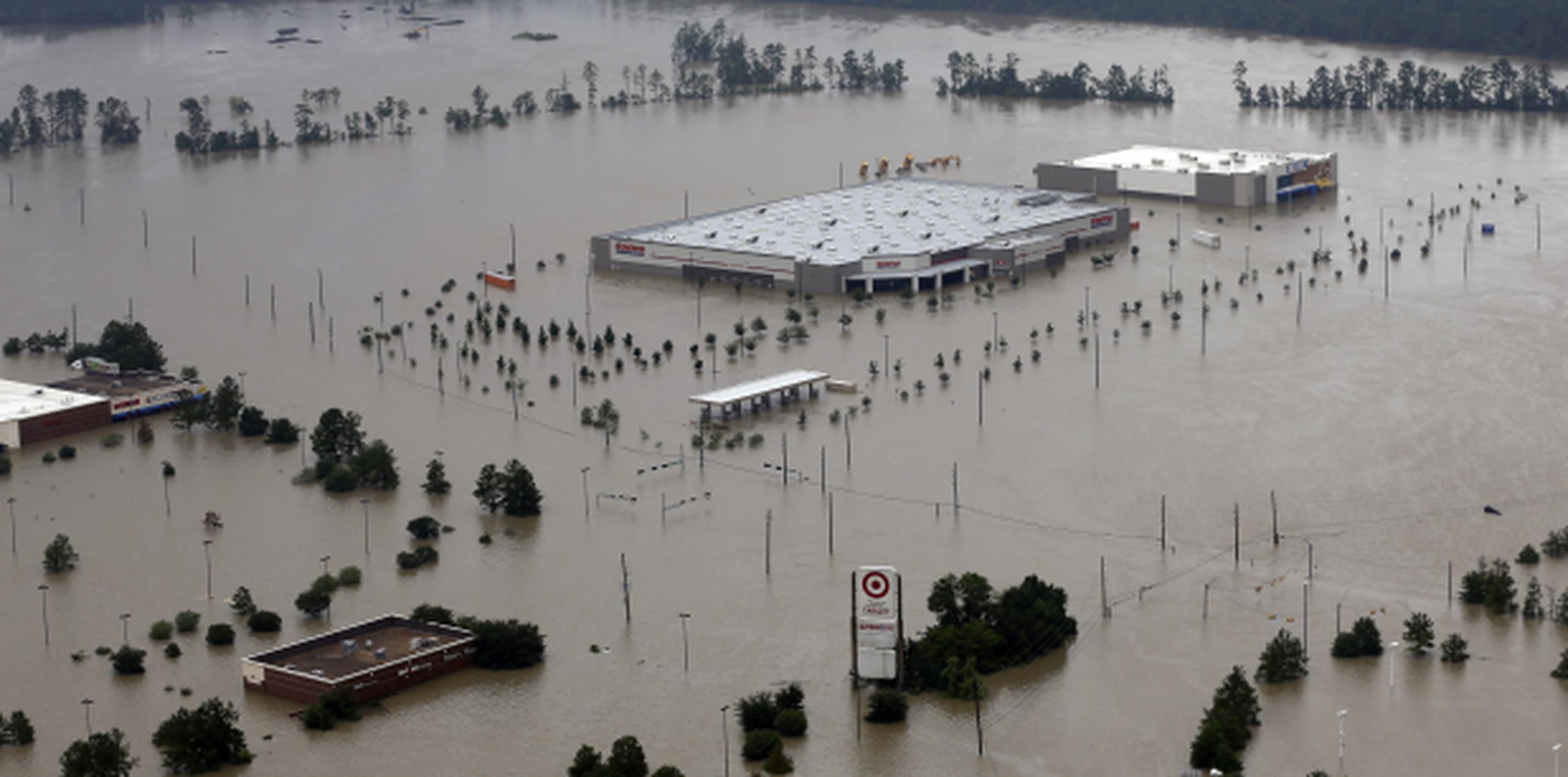 Inundaciones a causa de Harvey en Humble, Texas. (Archivo)
