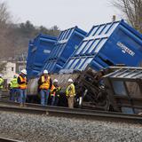 Estados Unidos demanda a Norfolk por el tren que descarriló con material tóxico
