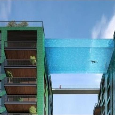 Londres construirá piscina suspendida entre dos edificios