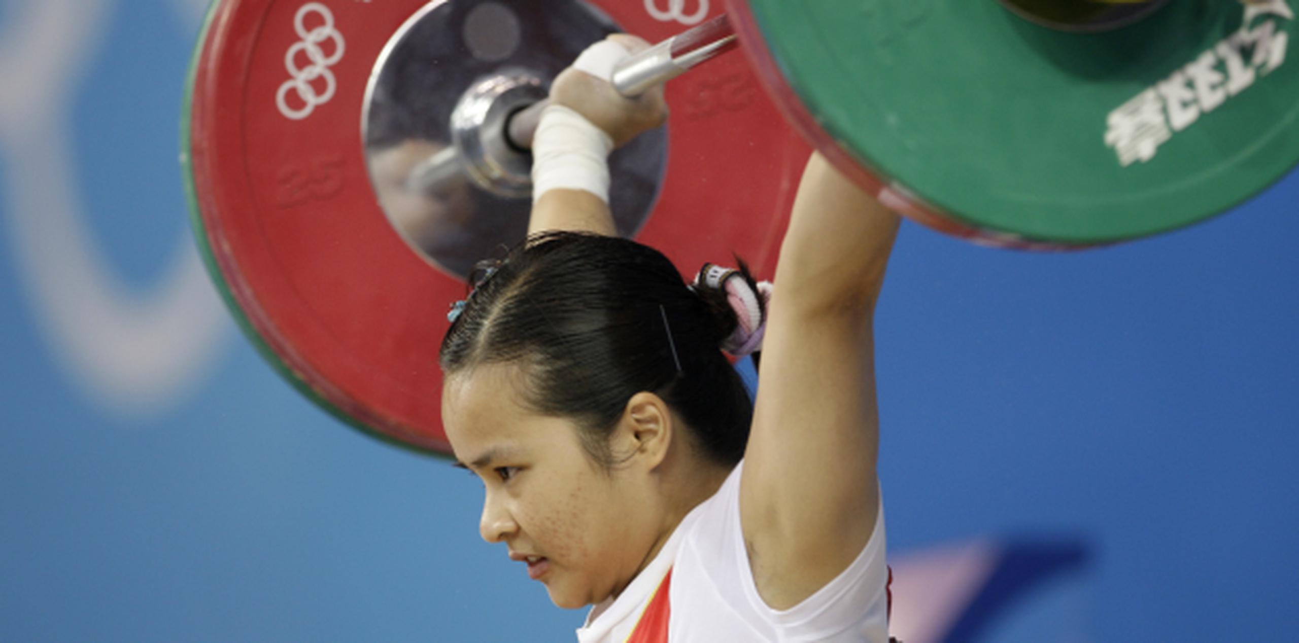 Chen Xiexia fue una de las atletas despojada de su medalla. (Archivo)