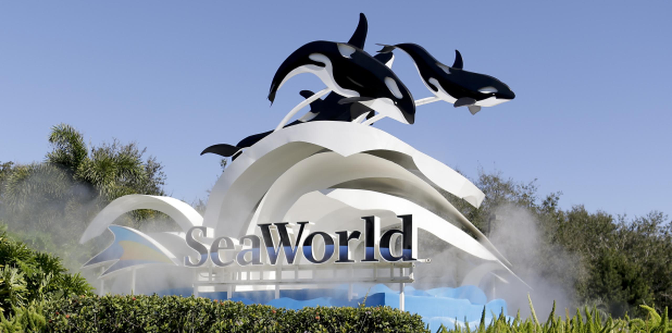 Entrada al SeaWorld en Orlando, Florida. (AP / John Raoux)