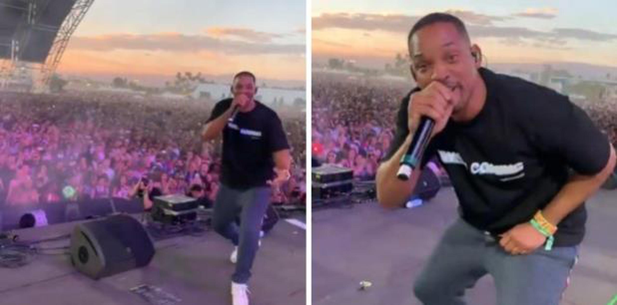 Will Smith sorprende al cantar en Coachella junto a su hijo Jaden Smith (Instagram / GDA)