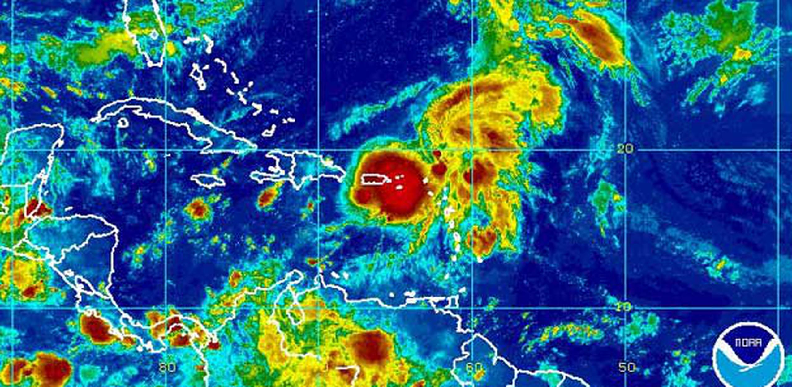 Un aviso de tormenta está en efecto para Puerto Rico y la República Dominicana, desde Cabo Engaño hasta Cabo Francés Viejo. (NOAA)