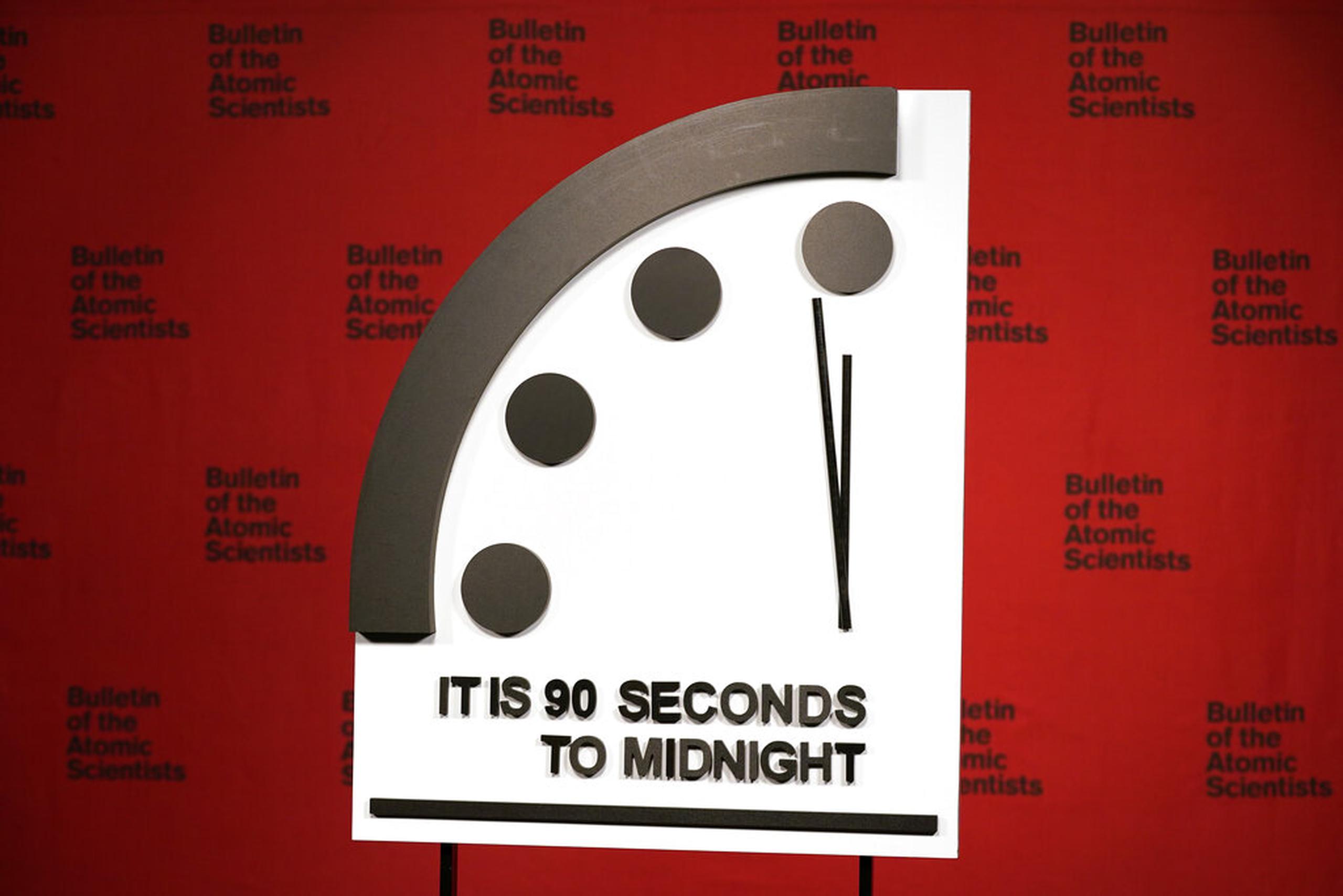 El Reloj del Juicio Final, o "Doomsday Clock" en inglés, fue creado en el 1947.