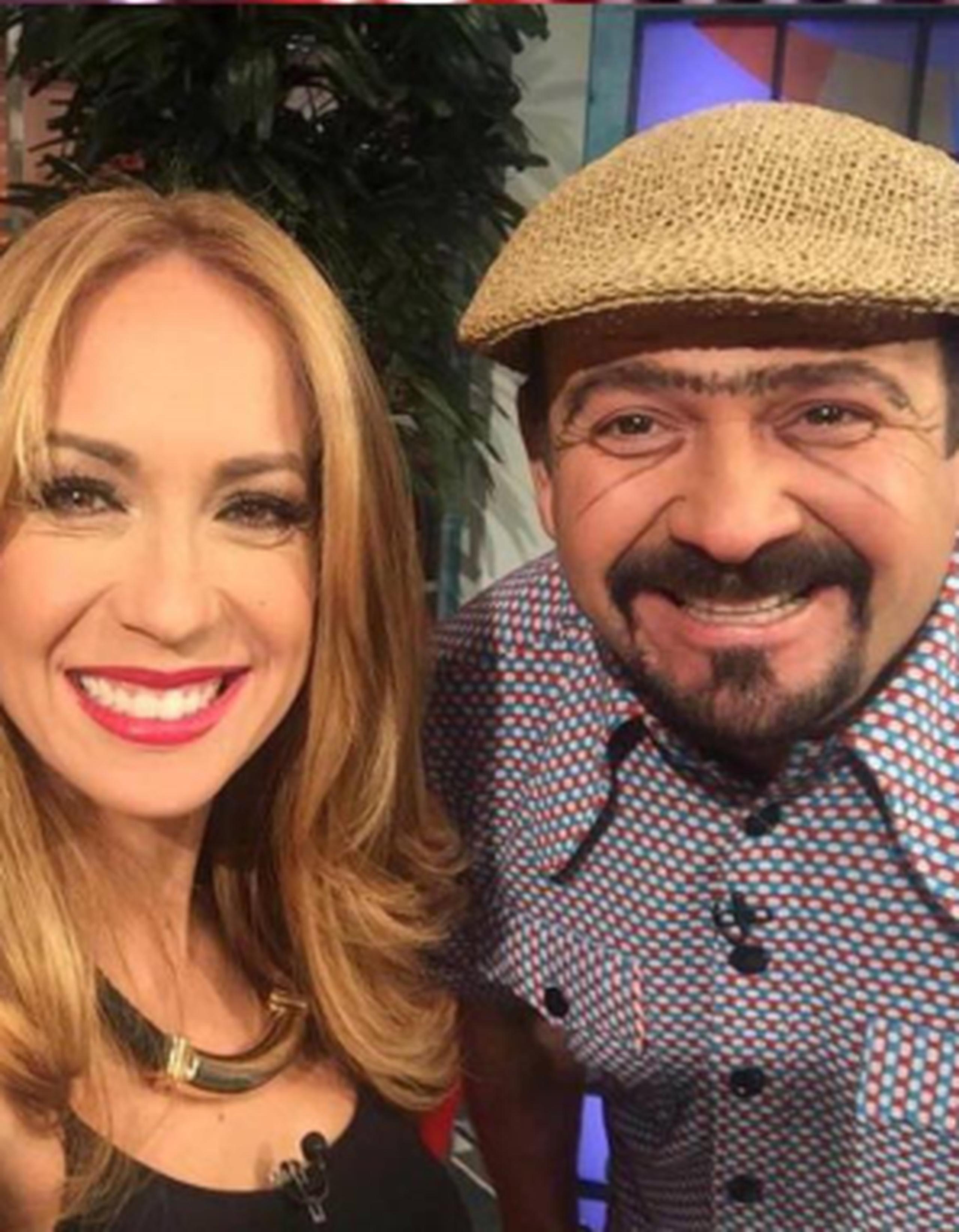 Fuentes y "Maneco" estarán juntos nuevamente en Telemundo. (Facebook)