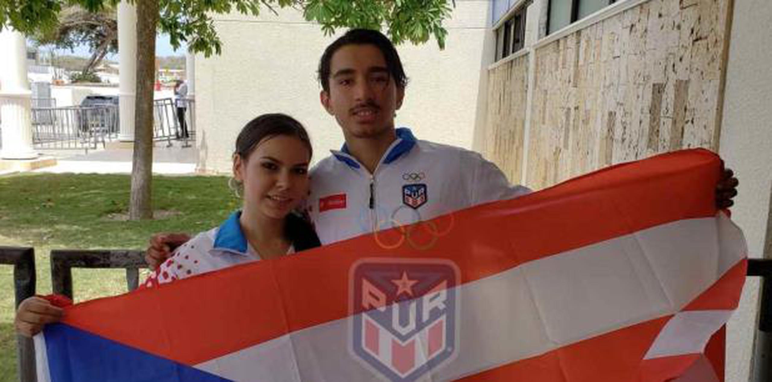 Arelis Medina y José Torres lograron la octava medalla para Puerto Rico (Twitter)