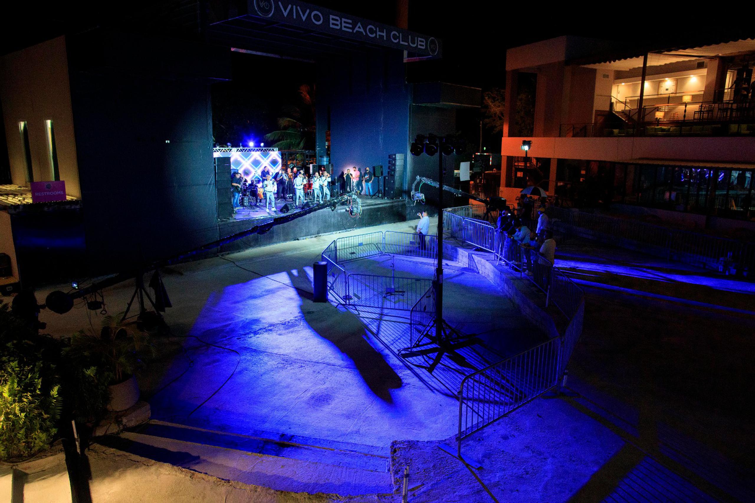 Vivo Beach Club durante la noche de las elecciones generales.