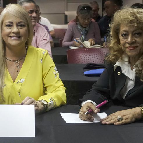 Wanda Vázquez va a la escuelita electoral