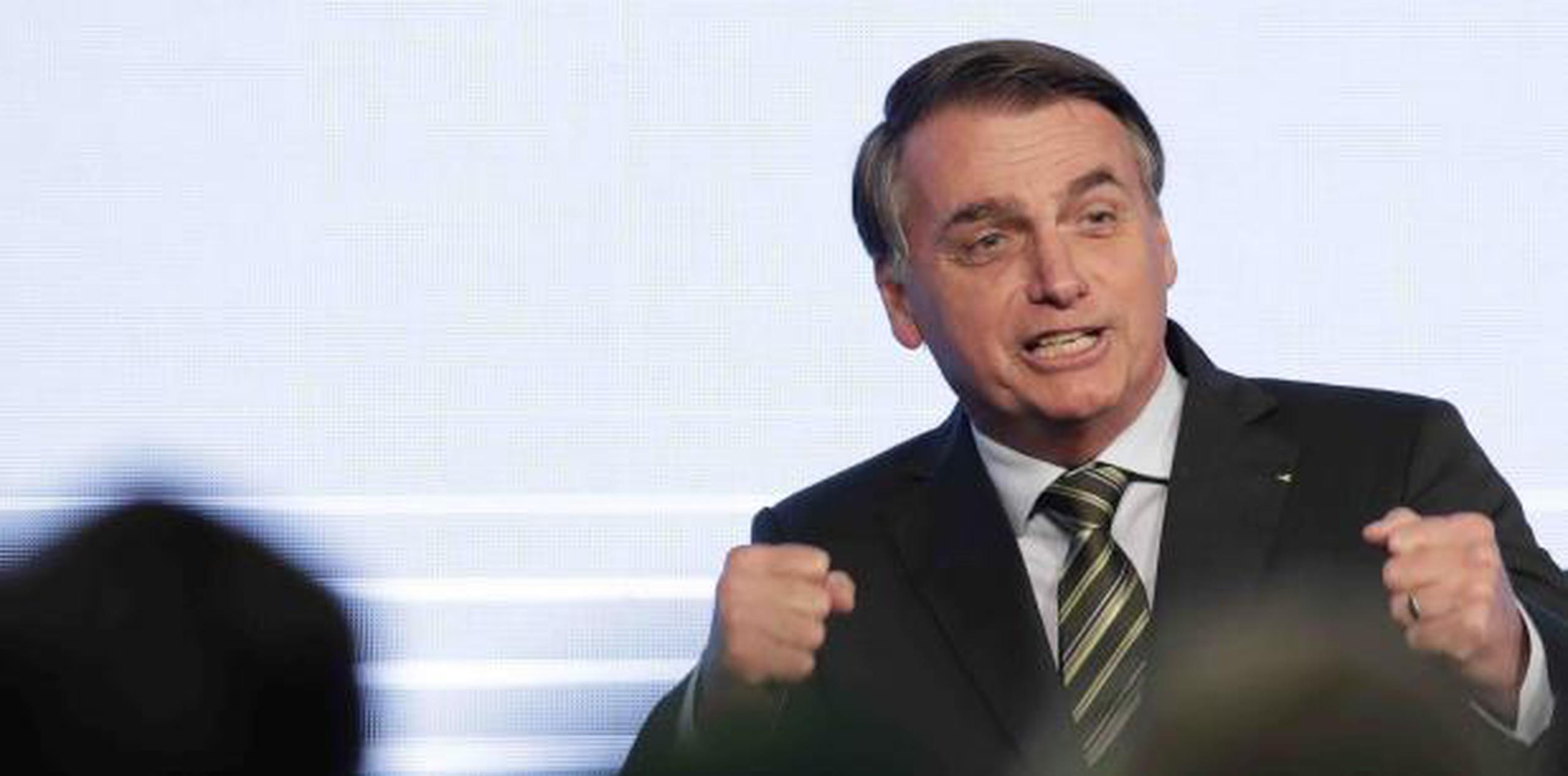 Jair Bolsonaro amenazó con retirar a Brasil del acuerdo climático de París. (AP / Eraldo Peres)