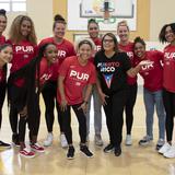 Ping Pong bien PH con el Equipo Nacional de Baloncesto Femenino