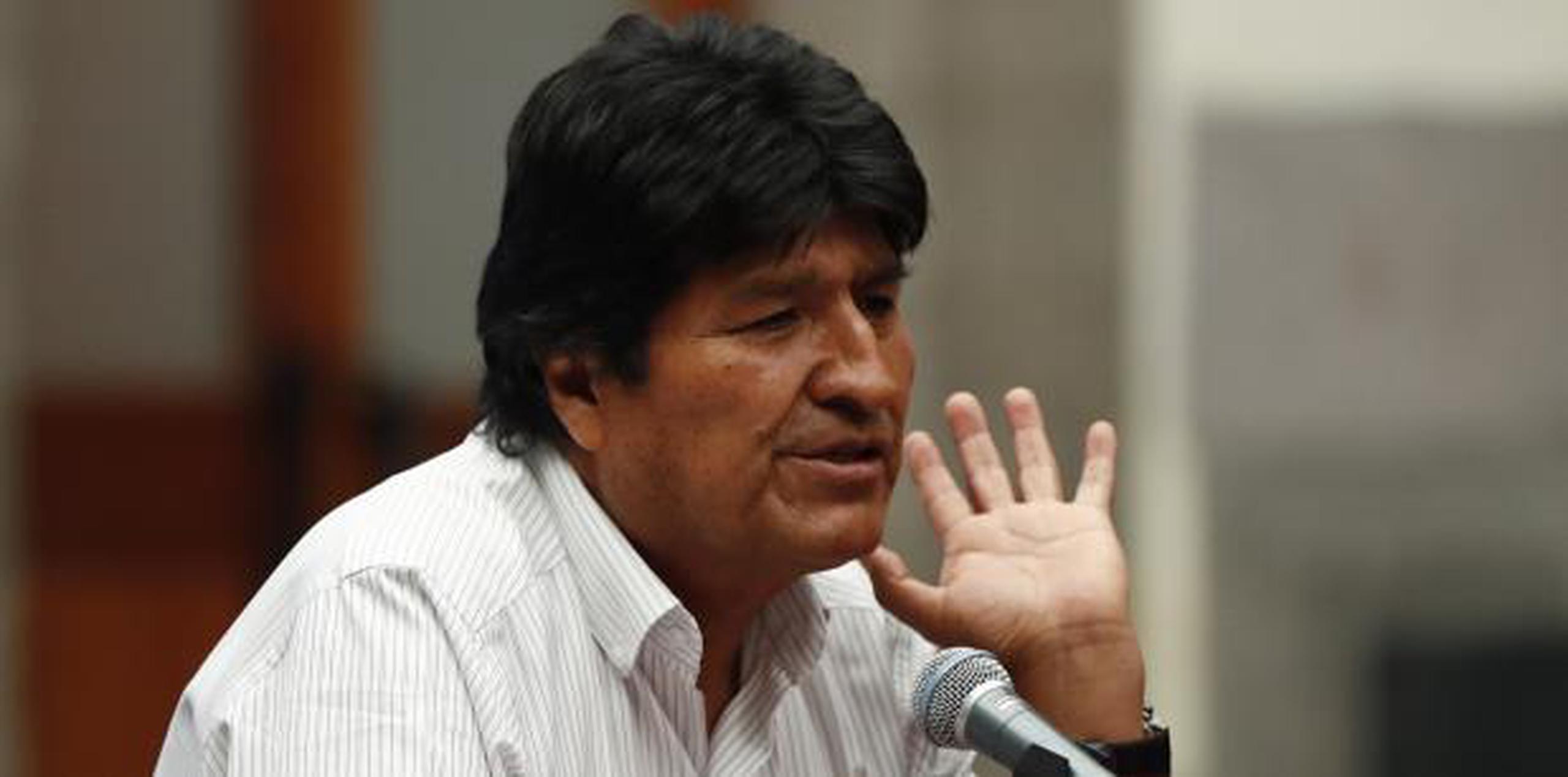 Evo Morales (EFE/ José Méndez)