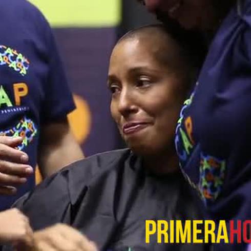 Niños se cortan el pelo en apoyo a la Fundación CAP