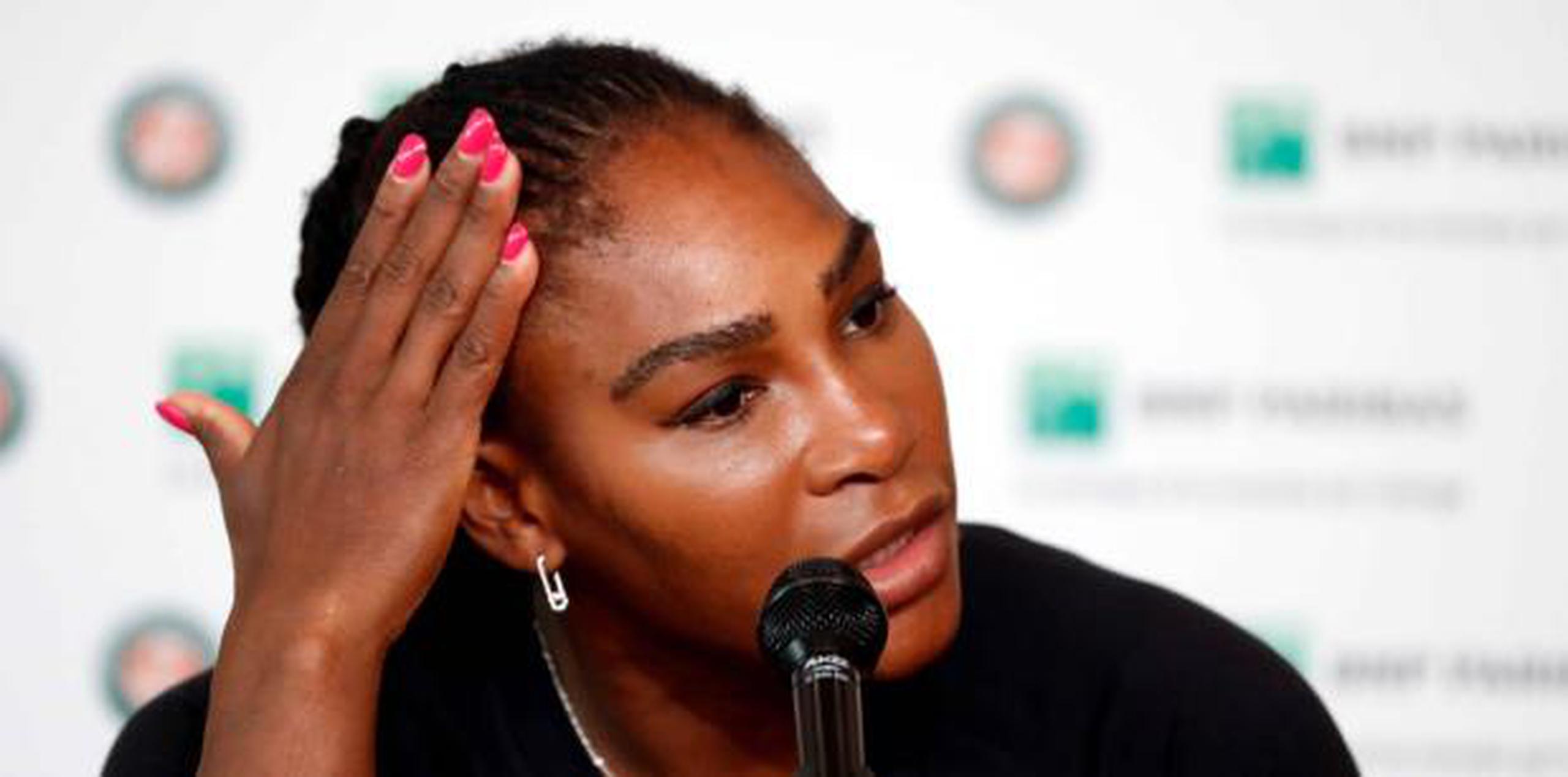 Serena Williams. (EFE / Guillaume Horcajuelo)
