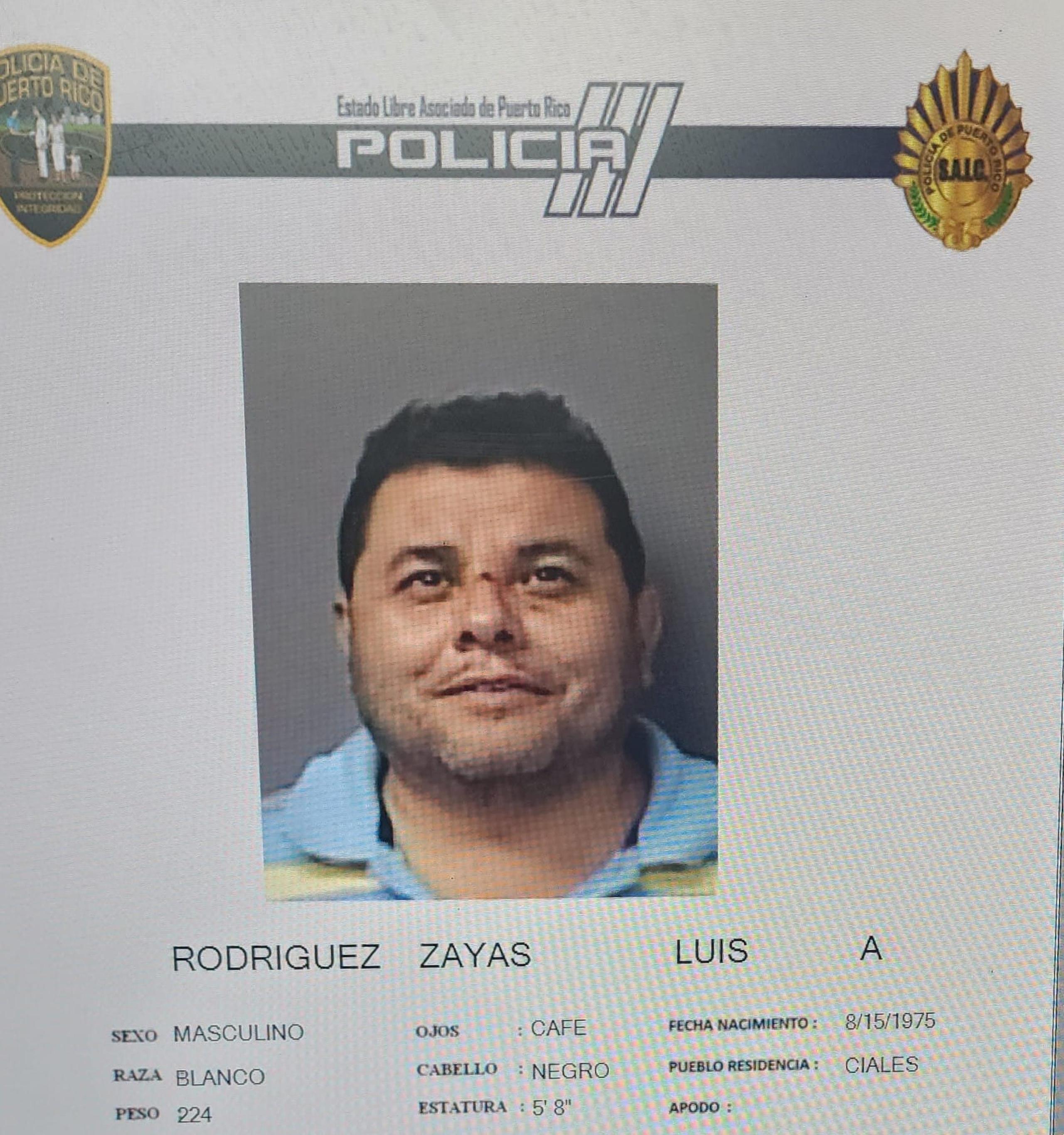Luis A. Rodríguez Zayas fue acusado por agredir a su padre de 81 años.