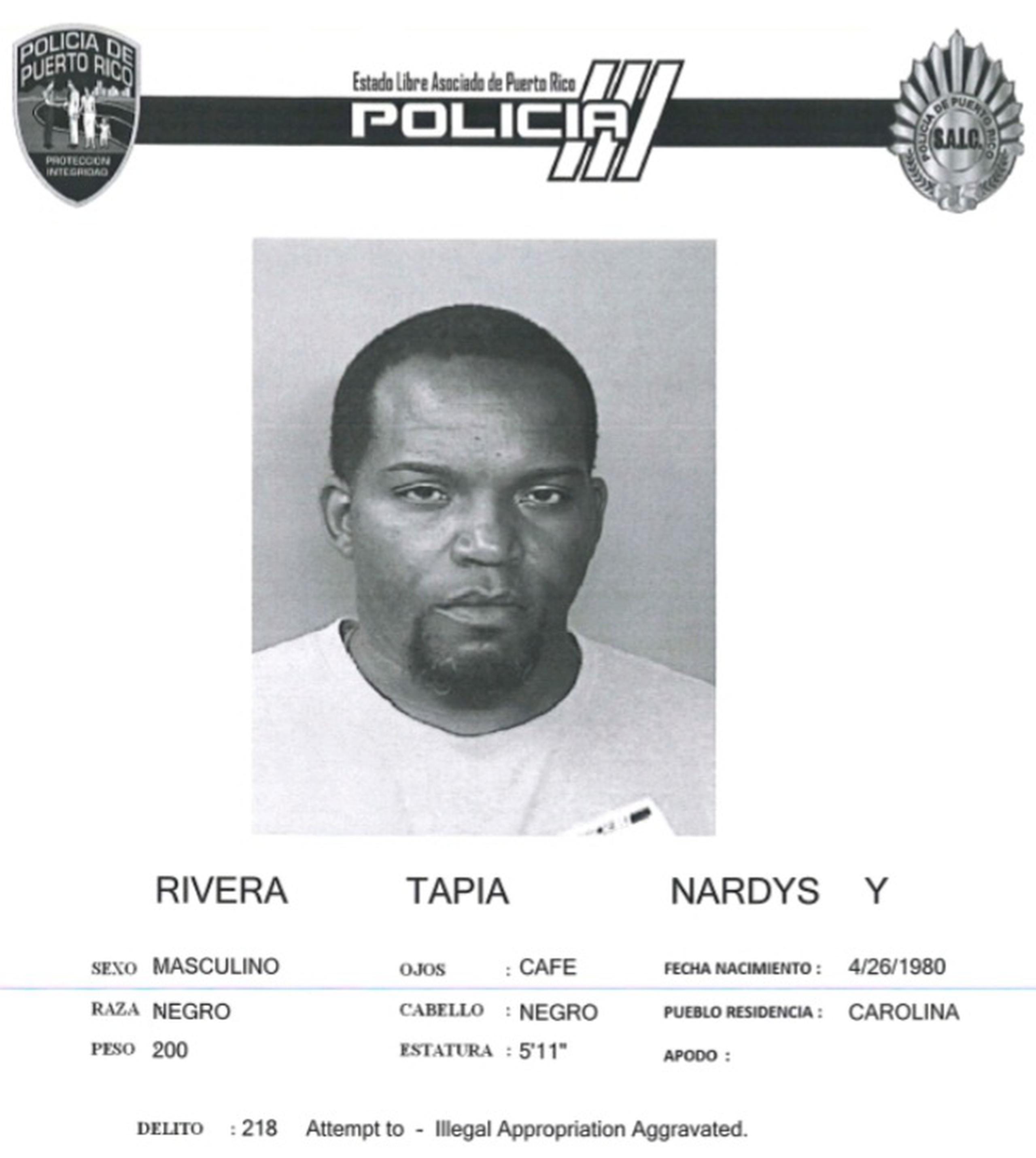 Nardys Y. Rivera Tapia, de 40 años, fue acusado por fraude al programa federal de Asistencia por Desempleo Pandémico (PUA, en inglés).
