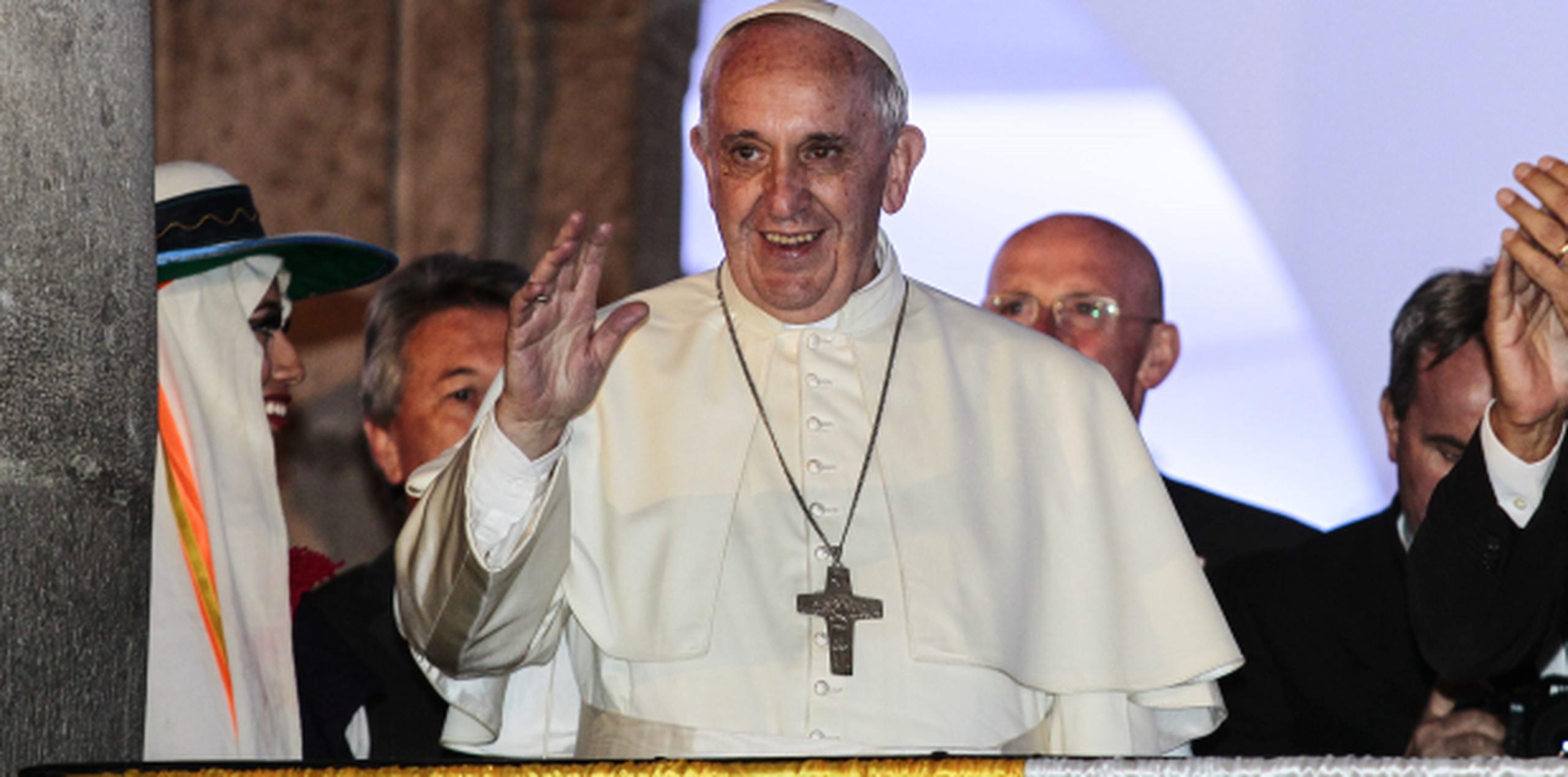 Esta semana el Papa Francisco se encuentra en su primera gira por América Latina. (EFE/José Jacome)