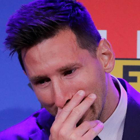 Messi no logra contener el llanto: "Fue muy triste, duro”
