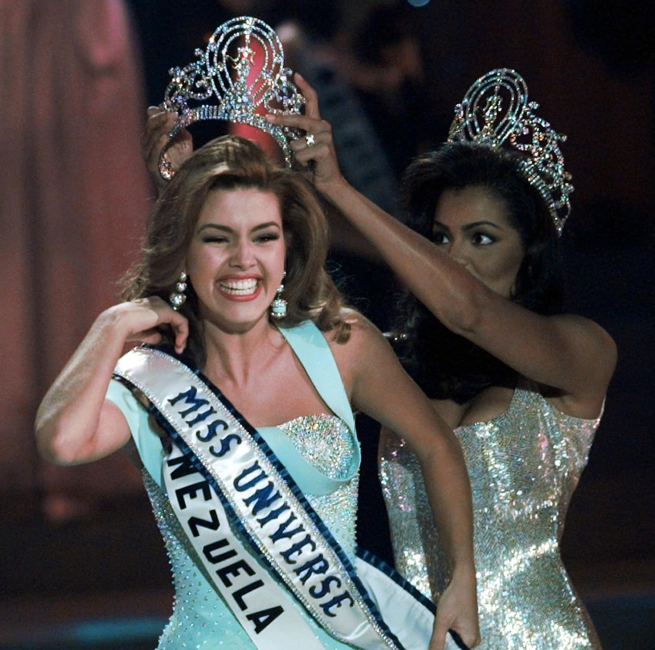 Alicia Machado fue Miss Universe en 1996.