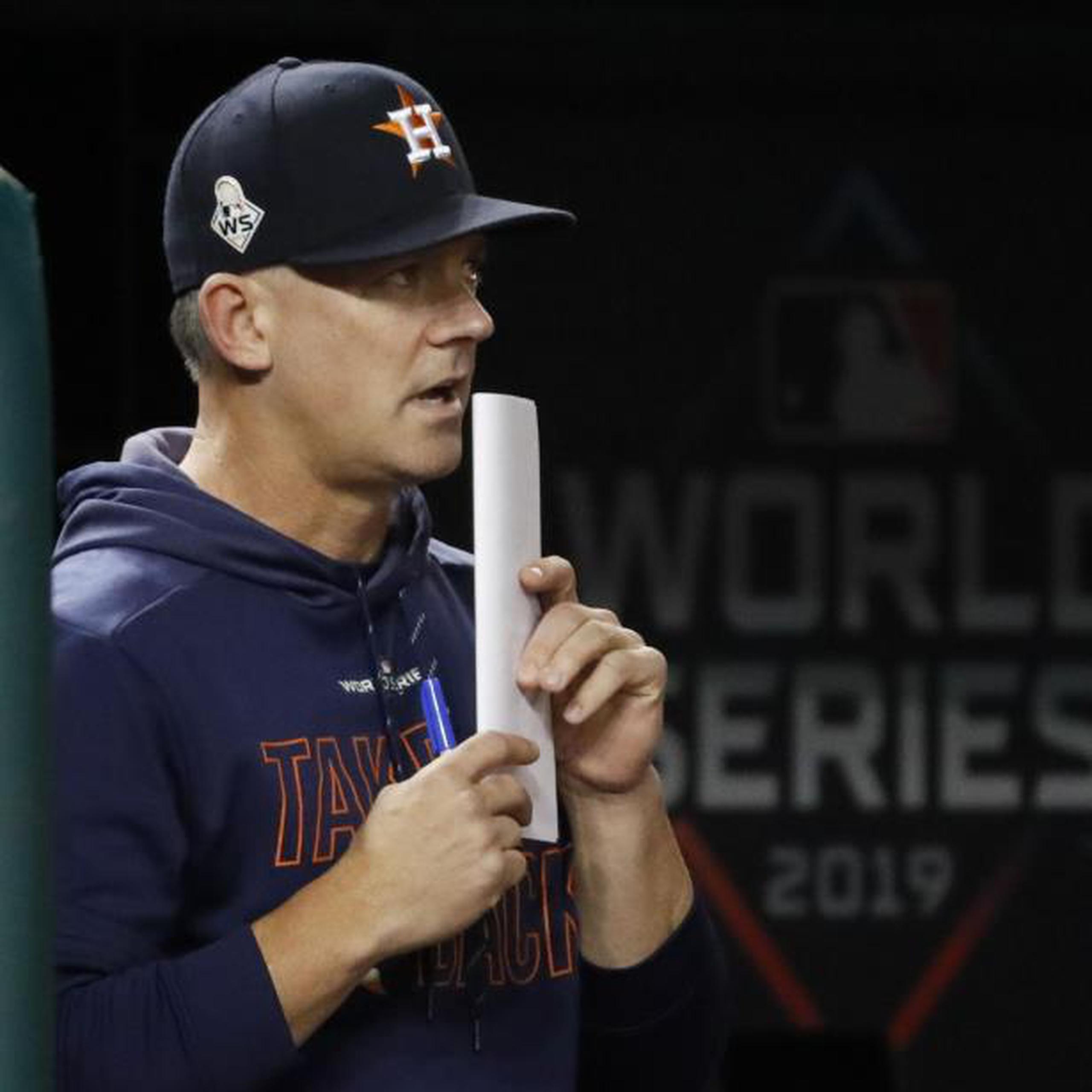 A.J. Hinch lleva cinco temporadas como dirigente de los Astros de Houston. (AP)