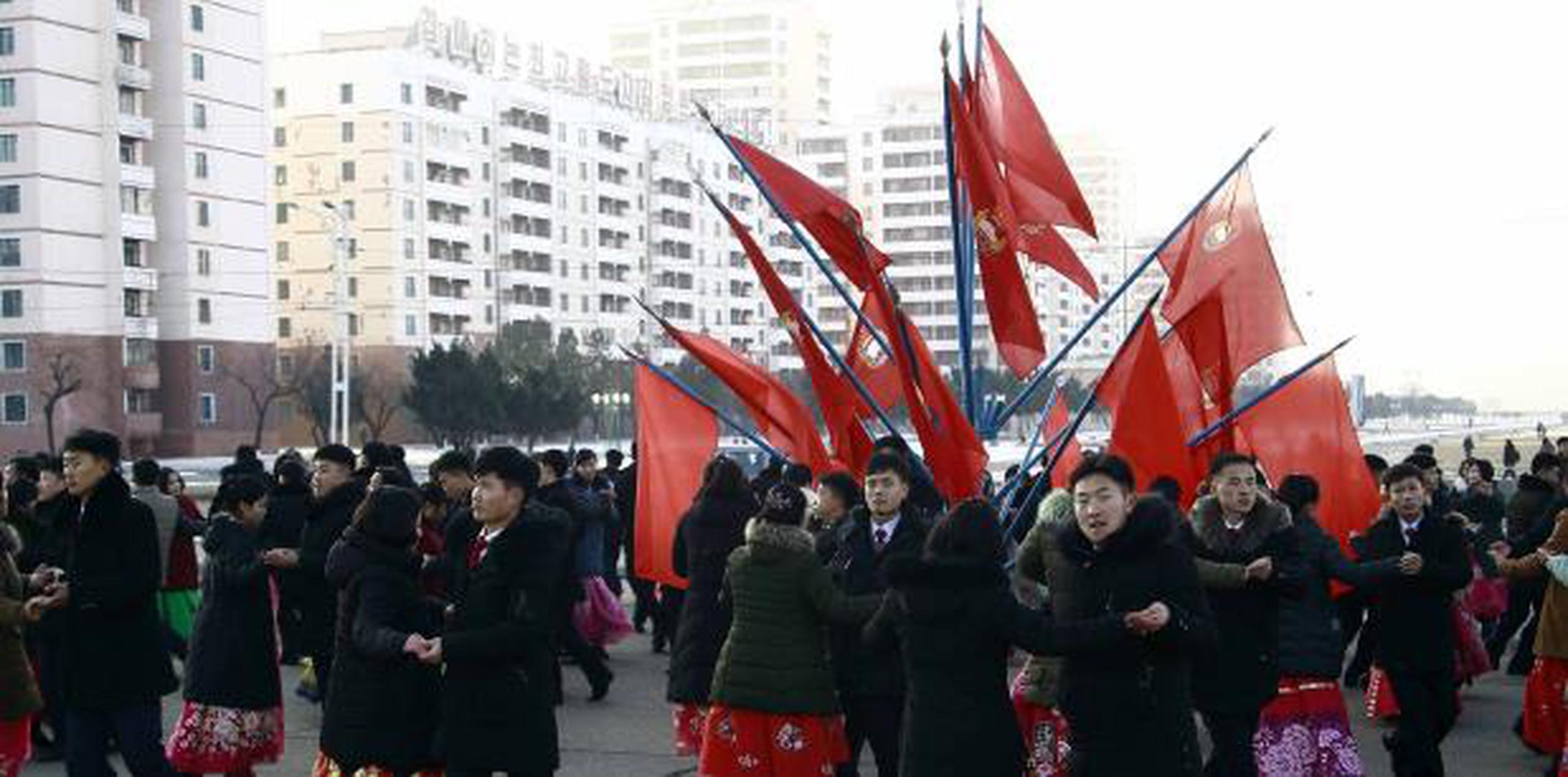 Estados Unidos impide a sus ciudadanos viajar a Corea del Norte. (AP / Jon Chol Jin)