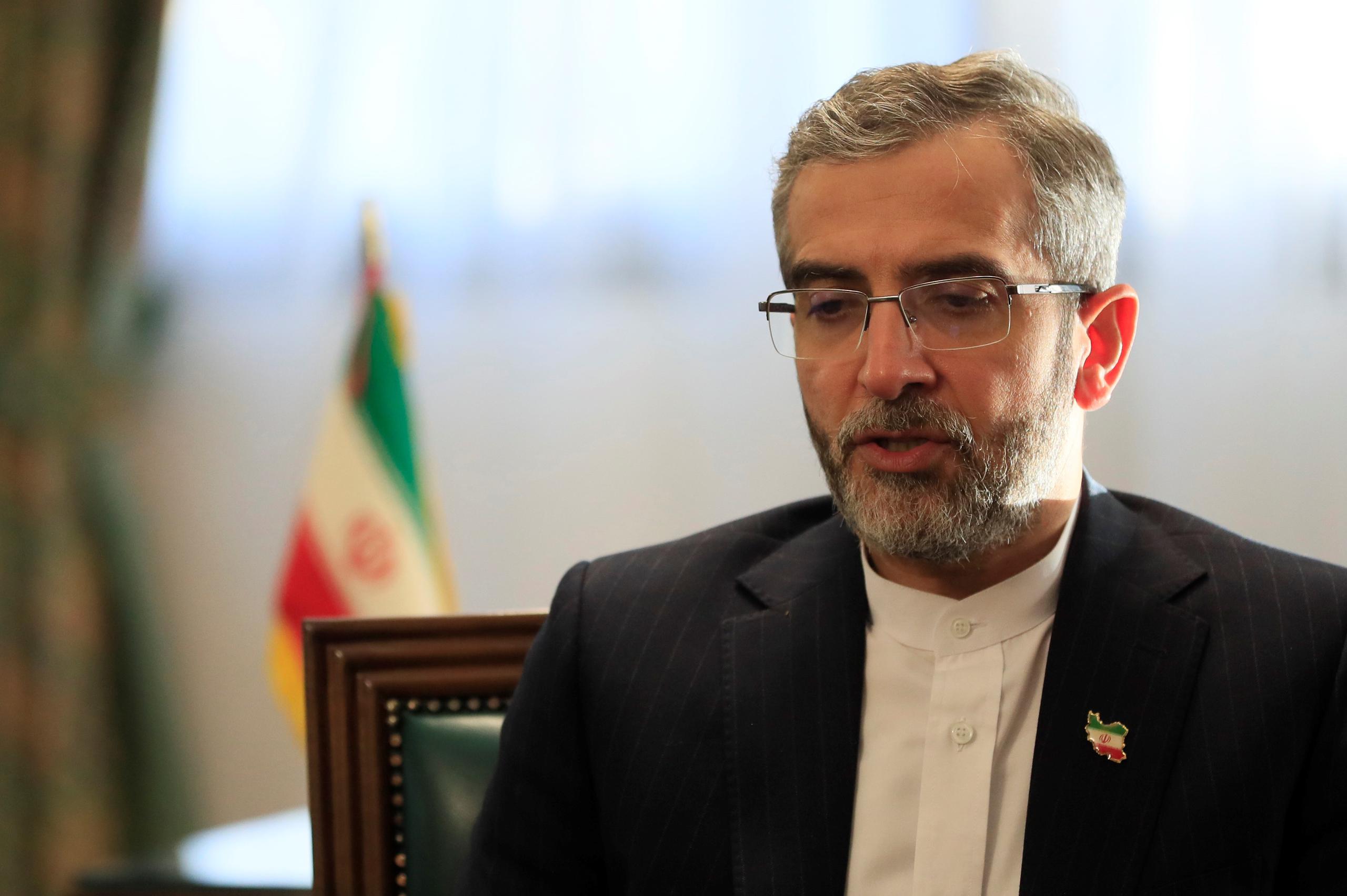 El negociador jefe iraní del acuerdo nuclear, Alí Bagheri Kani. (EFE/Fernando Alvarado)