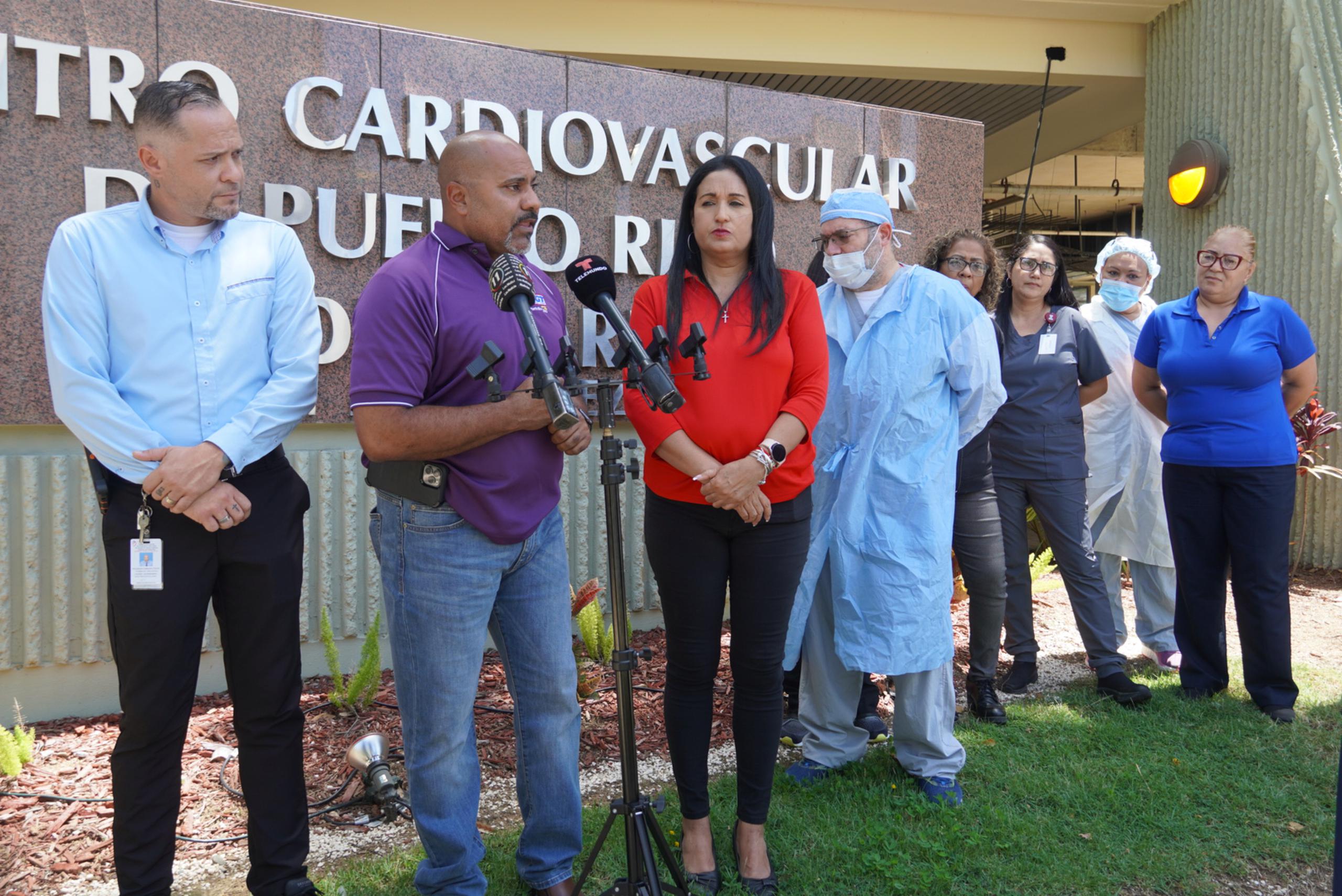 UGT anunció el 9 de mayo el paro indefinido en Centro Cardiovascular de Puerto Rico y el Caribe.