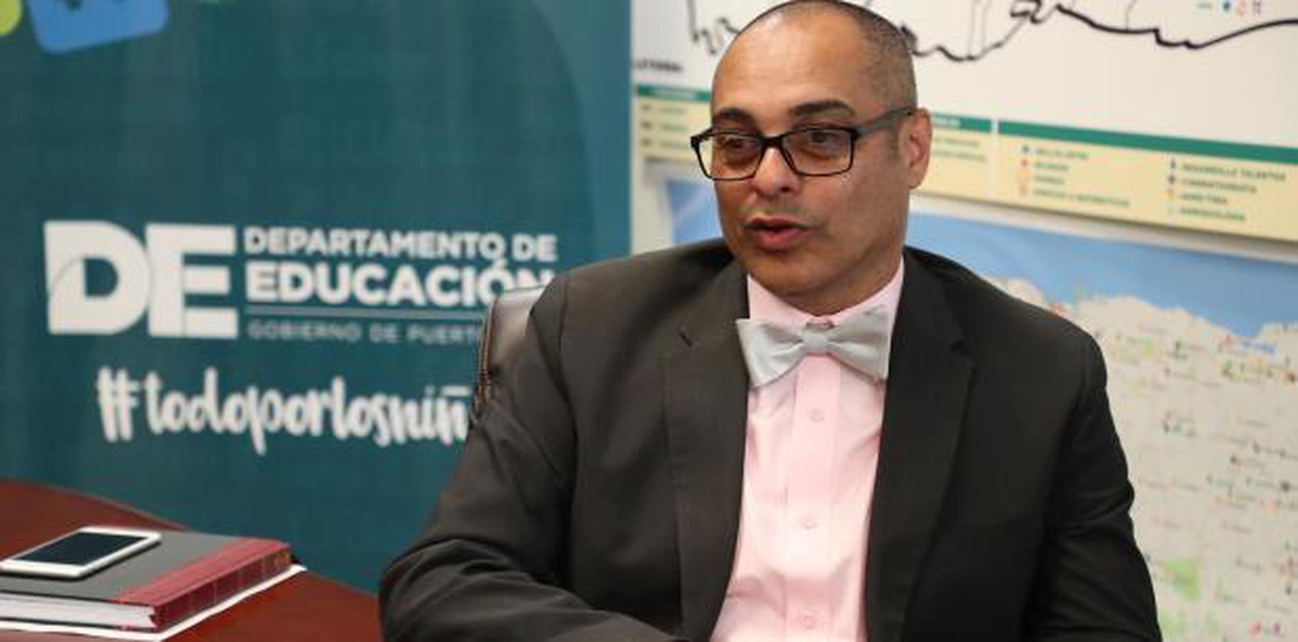 Eligio Hernández, secretario del Departamento de Educación. (Archivo)
