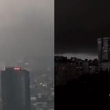 Terror en Estambul por extraña nube negra que apagó al sol en segundos
