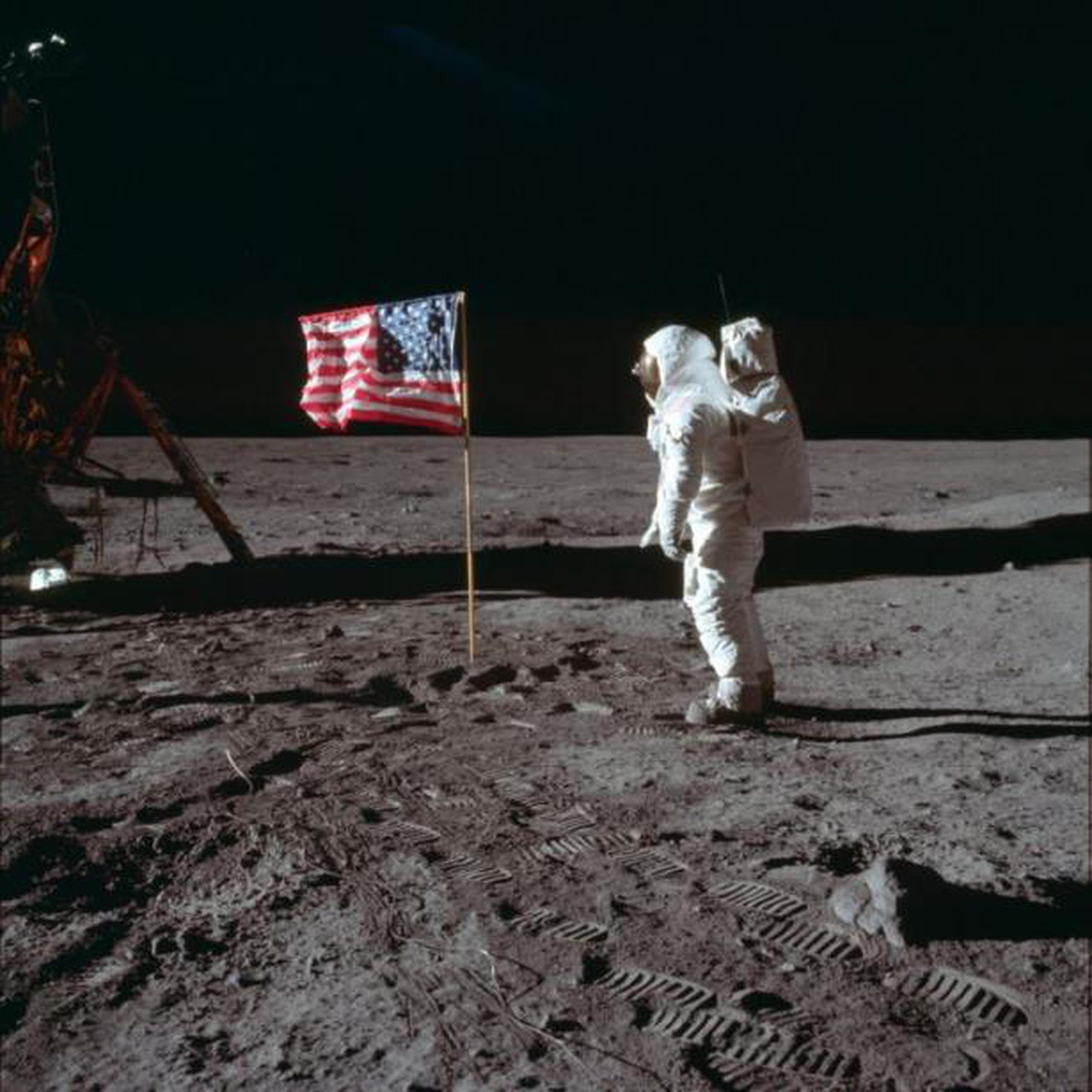 Neil Armstrong y Buzz Aldrin pusieron pies en la Luna el 20 de julio de 1969. (AP)