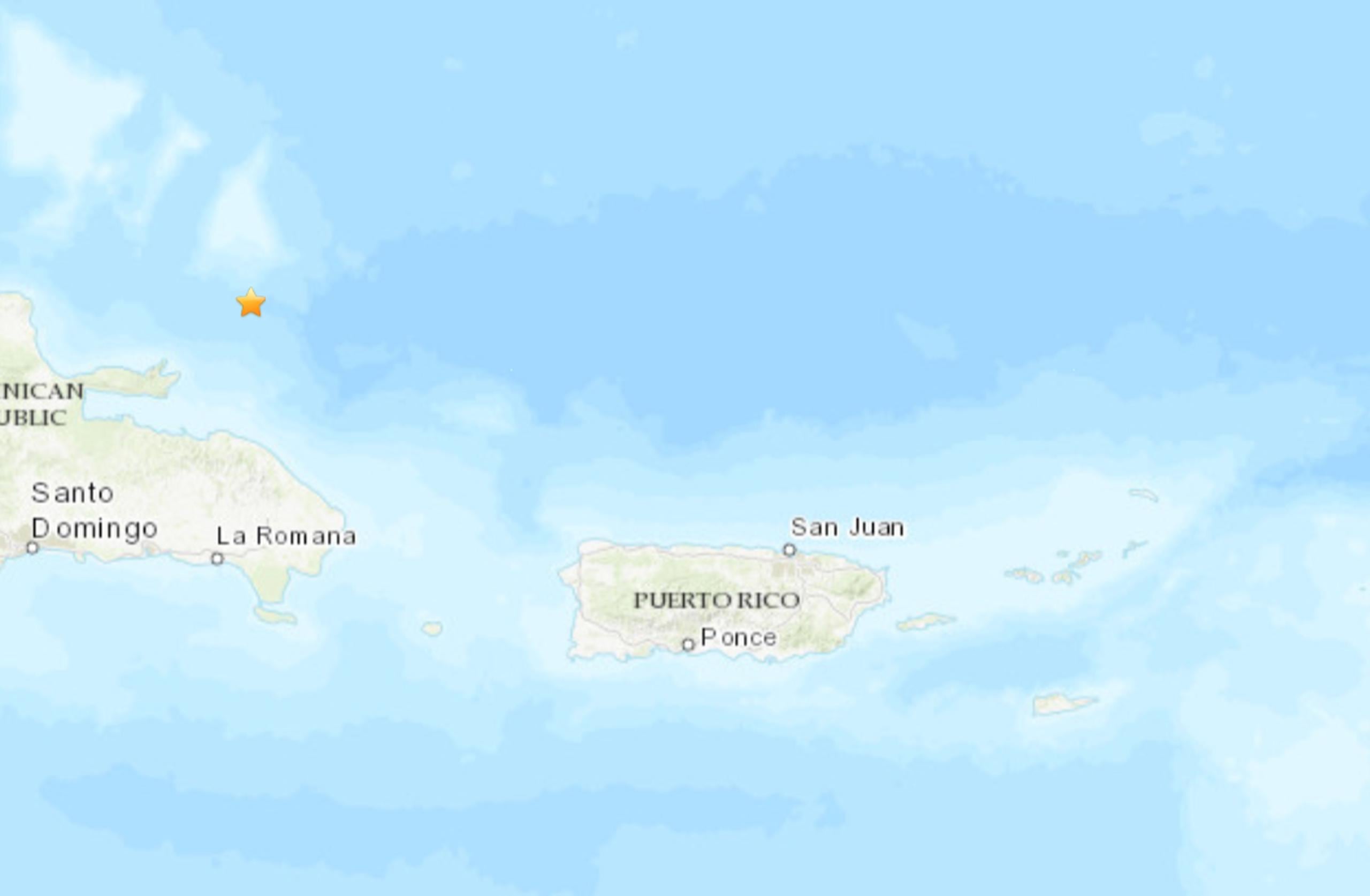 La RSPR estimó que la intensidad máxima sentida en Puerto Rico fue de IV en el pueblo de Aguadilla.