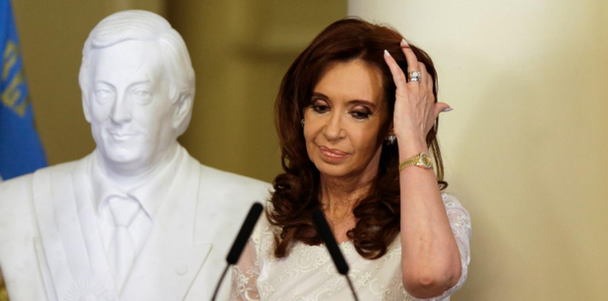 Fernández estuvo al mando de Argentina desde el 2007 hasta el 2015. (AP)
