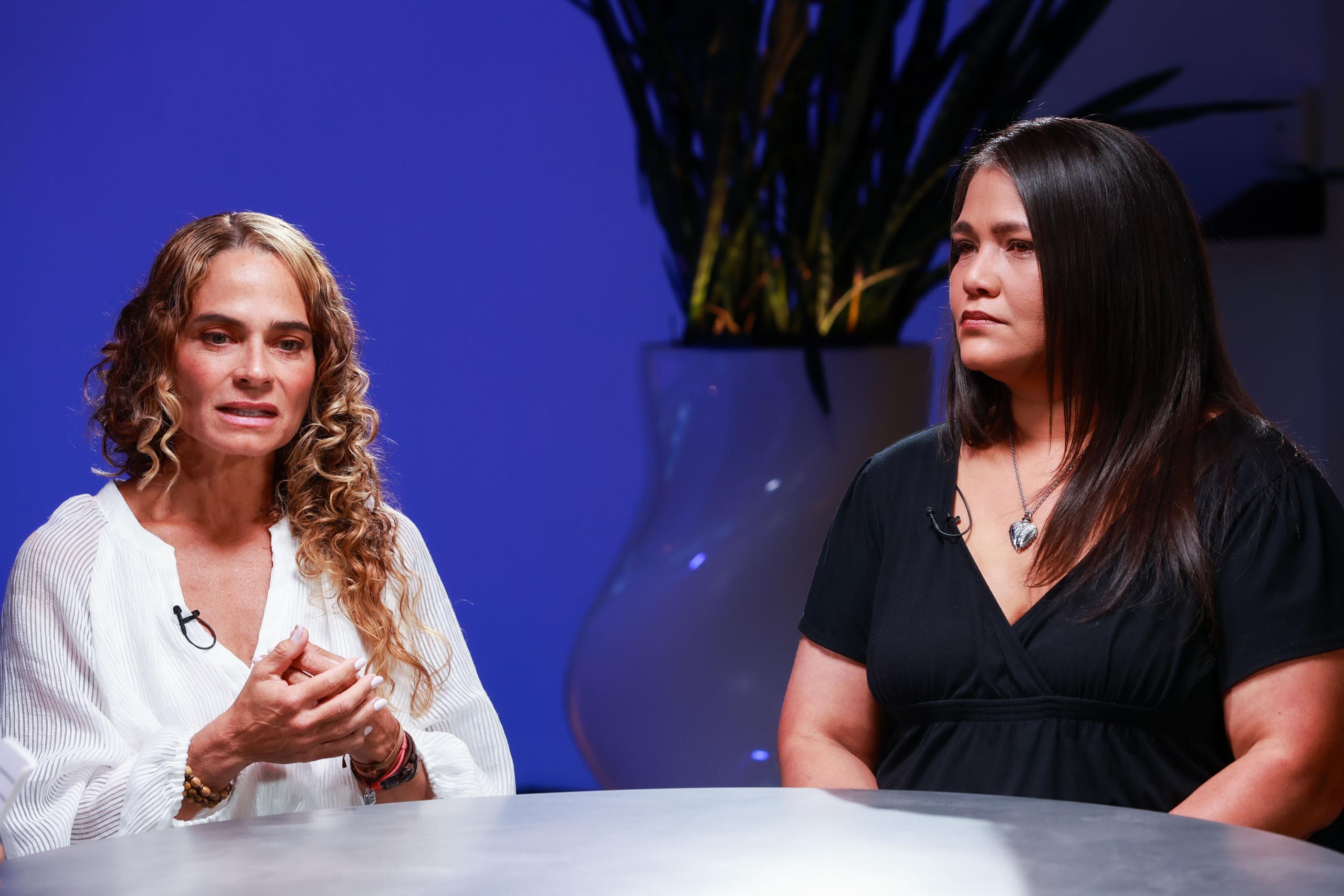 Liz López y Nimsi Martínez en la entrevista de la campaña de Metropistas “Punto de encuentro: unidas por el dolor, impulsadas por el amor”.
