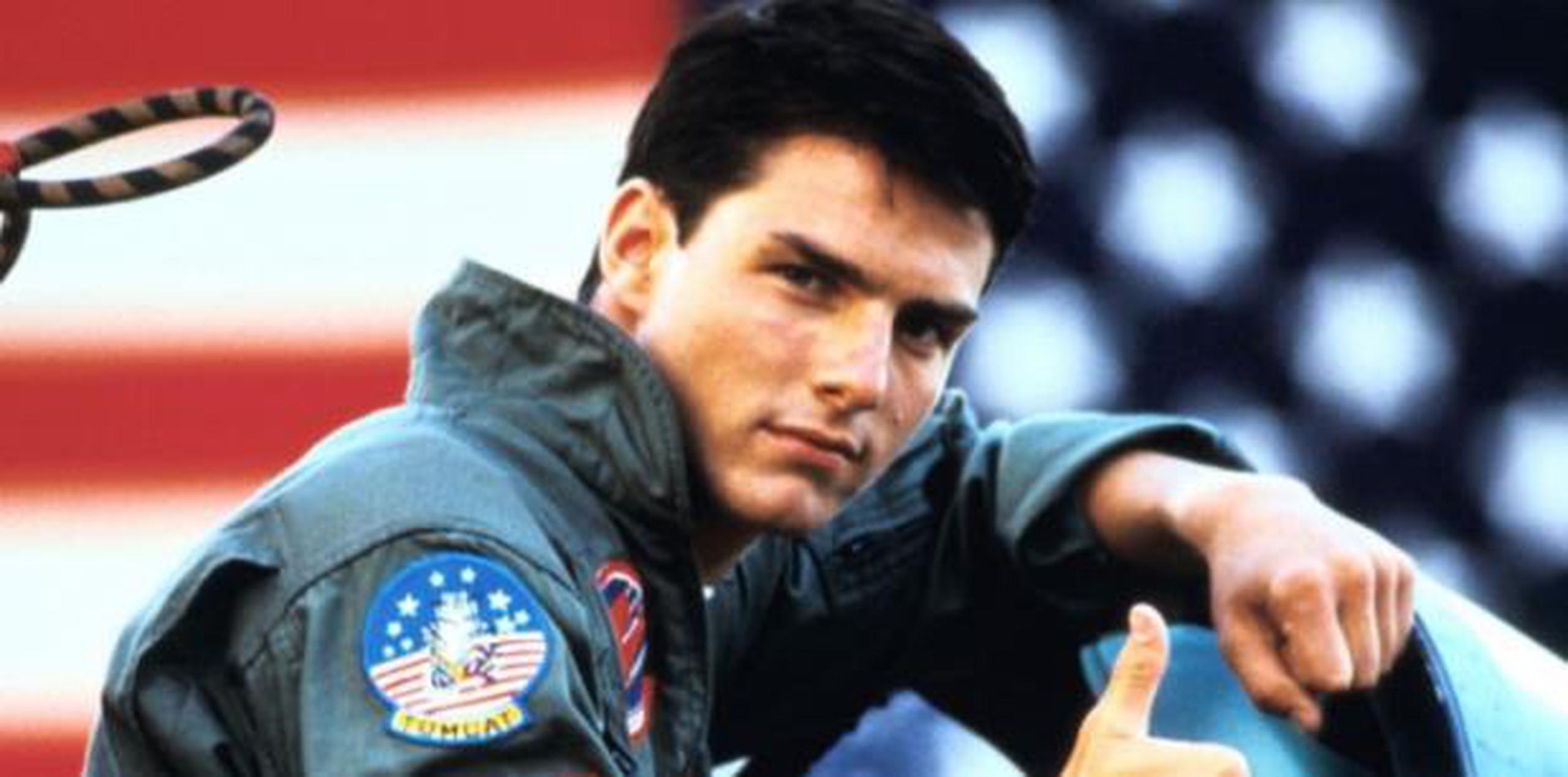 Tom Cruise en la primera película que fue lanzada en 1986. (Paramount Pictures)