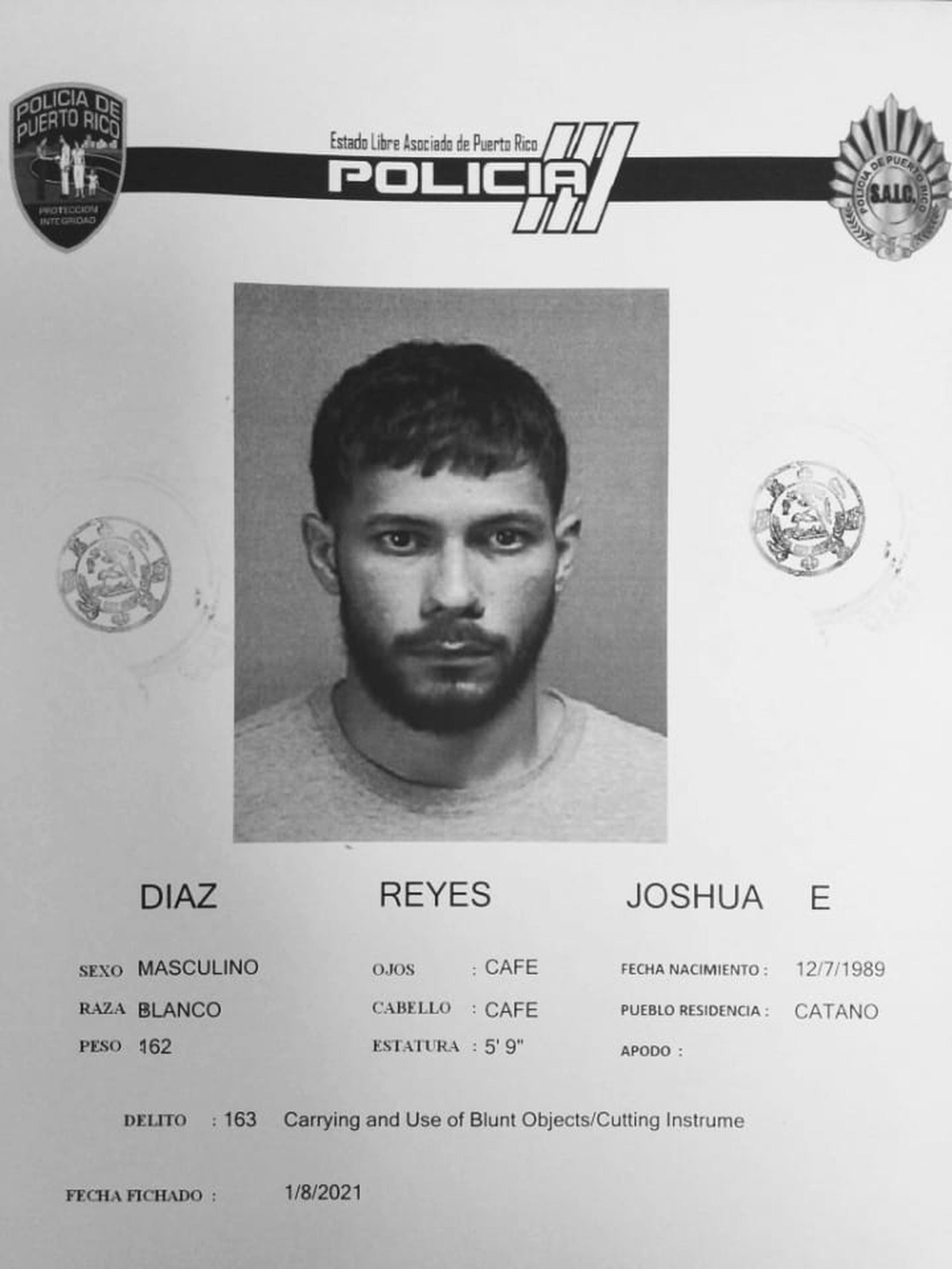 Joshua E. Díaz Reyes fue asesinado en la calle Amparo, en Cataño, por motivos que se investigan.
