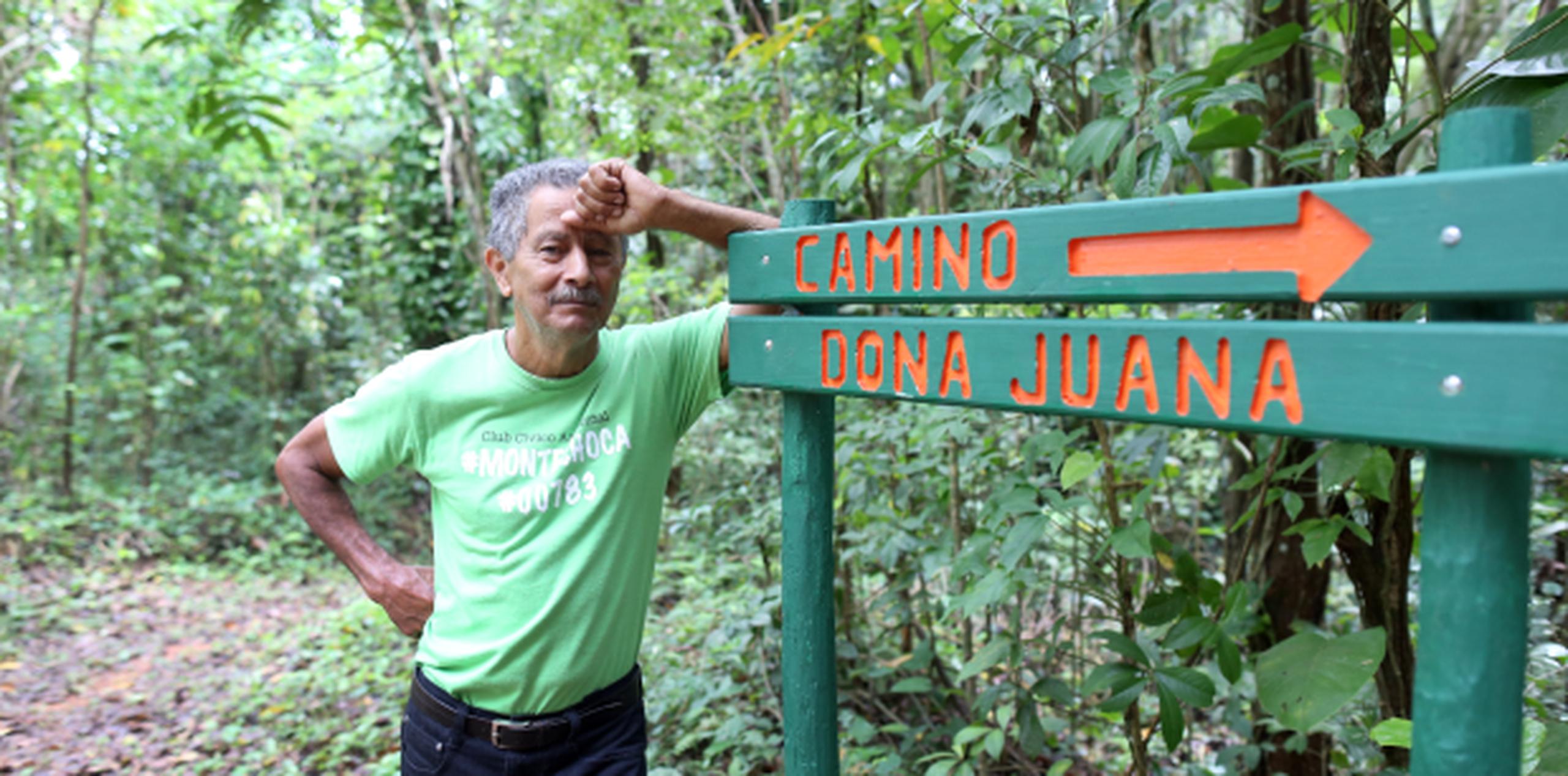 Haber recorrido estas tierras desde la infancia, obligó a  “Berto”, como le conocen al activista ambiental, a defender y preservar el bosque estatal Monte Choca en Corozal. (vanessa.serra@gfrmedia.com)
