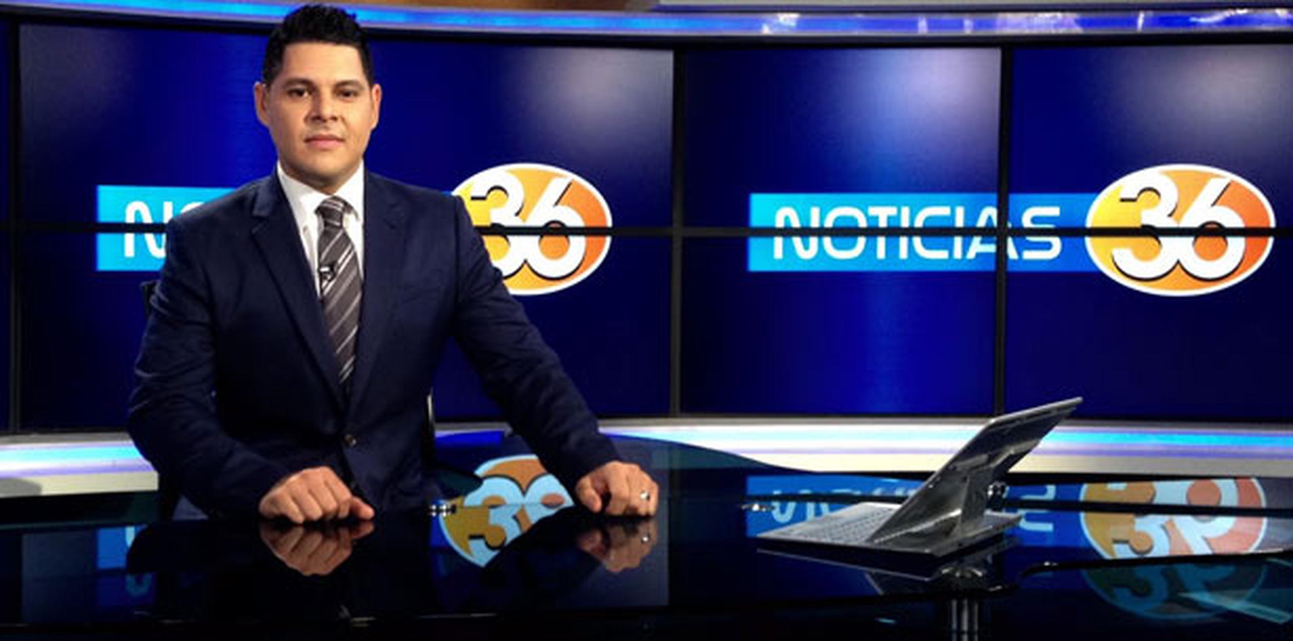 Para las escenas del periodista Jorge Gelpí Pagán en la serie “Mad Dogs”, se recreó un noticiero guatemalteco llamado Noticias 36. (Suministrada)