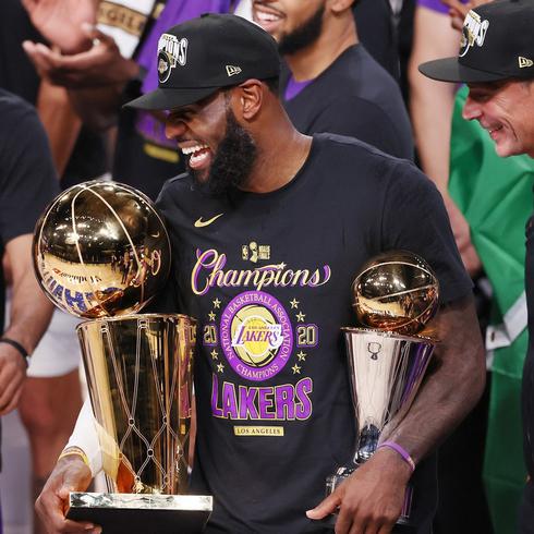 Los Lakers se coronaron campeones de la NBA