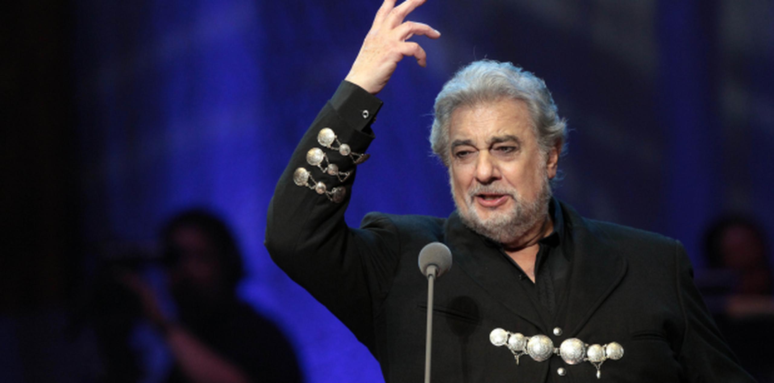 Se espera que el tenor español de 72 años se recupere por completo, dijo su publicista. (Archivo)
