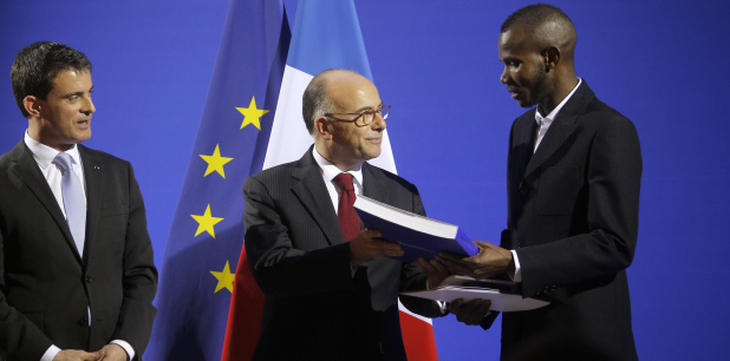 Muslim Lassana Bathily, de 24 años, fue reconocido como un héroe. (AP/Christophe Ena)