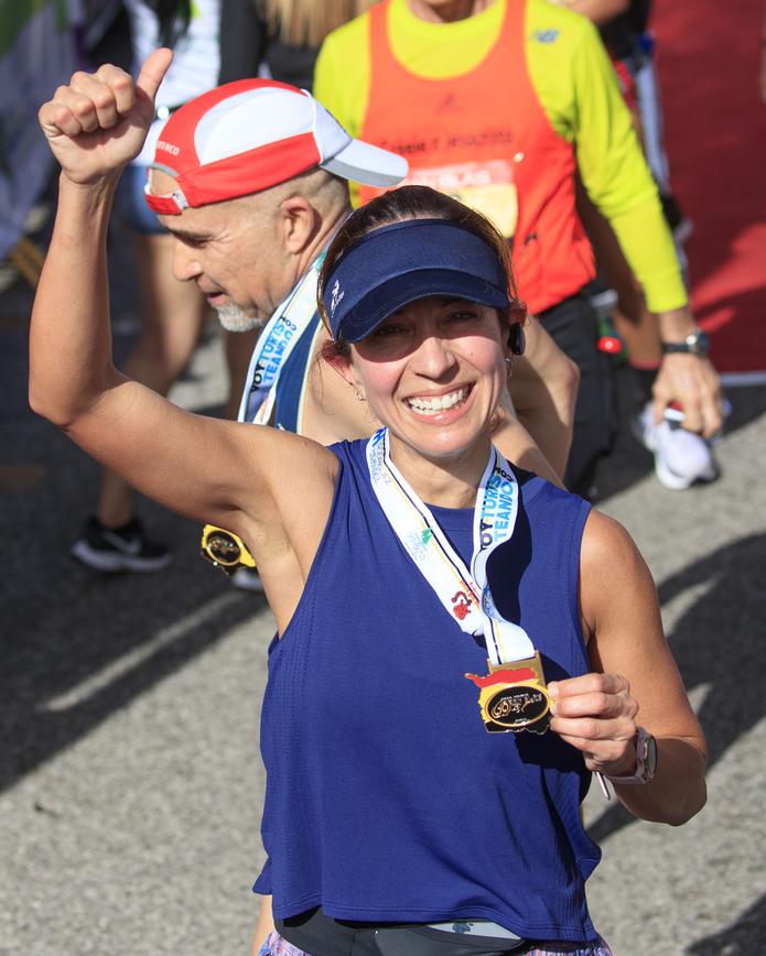 Alexandra Fuentes dice que ahora se autorespeta como atleta, esto tras mejorar cinco minutos su tiempo en un medio maratón y tras correr por primera vez el de Coamo.