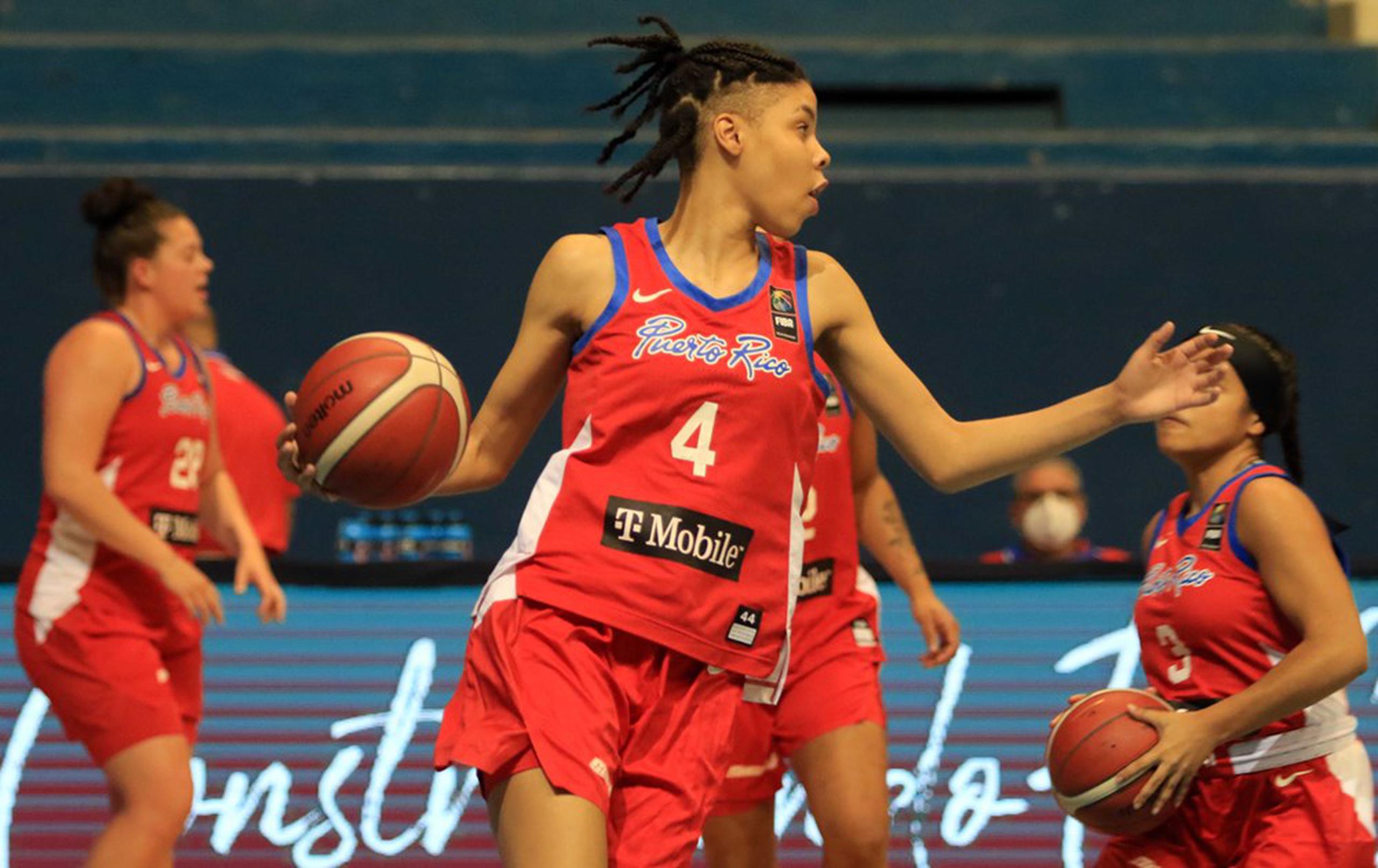 Arielle González es una de las jugadoras que está debutando con el Equipo Nacional durante este Centrobasket.