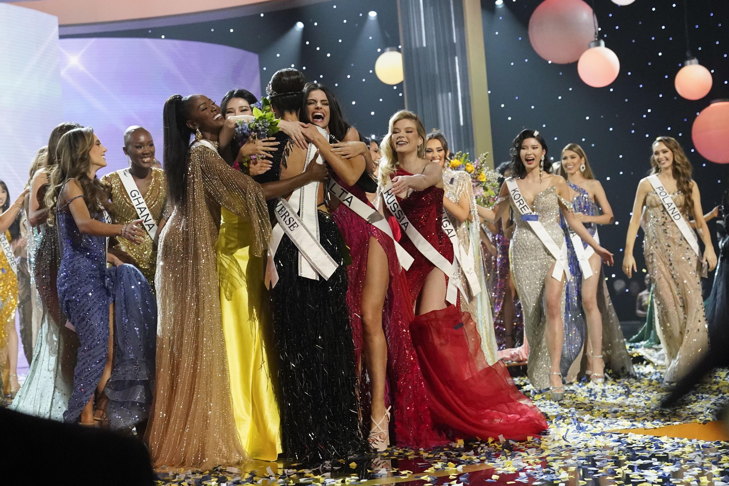 Imagen de la celebración de miss Universe 2022 en New Orleans.
