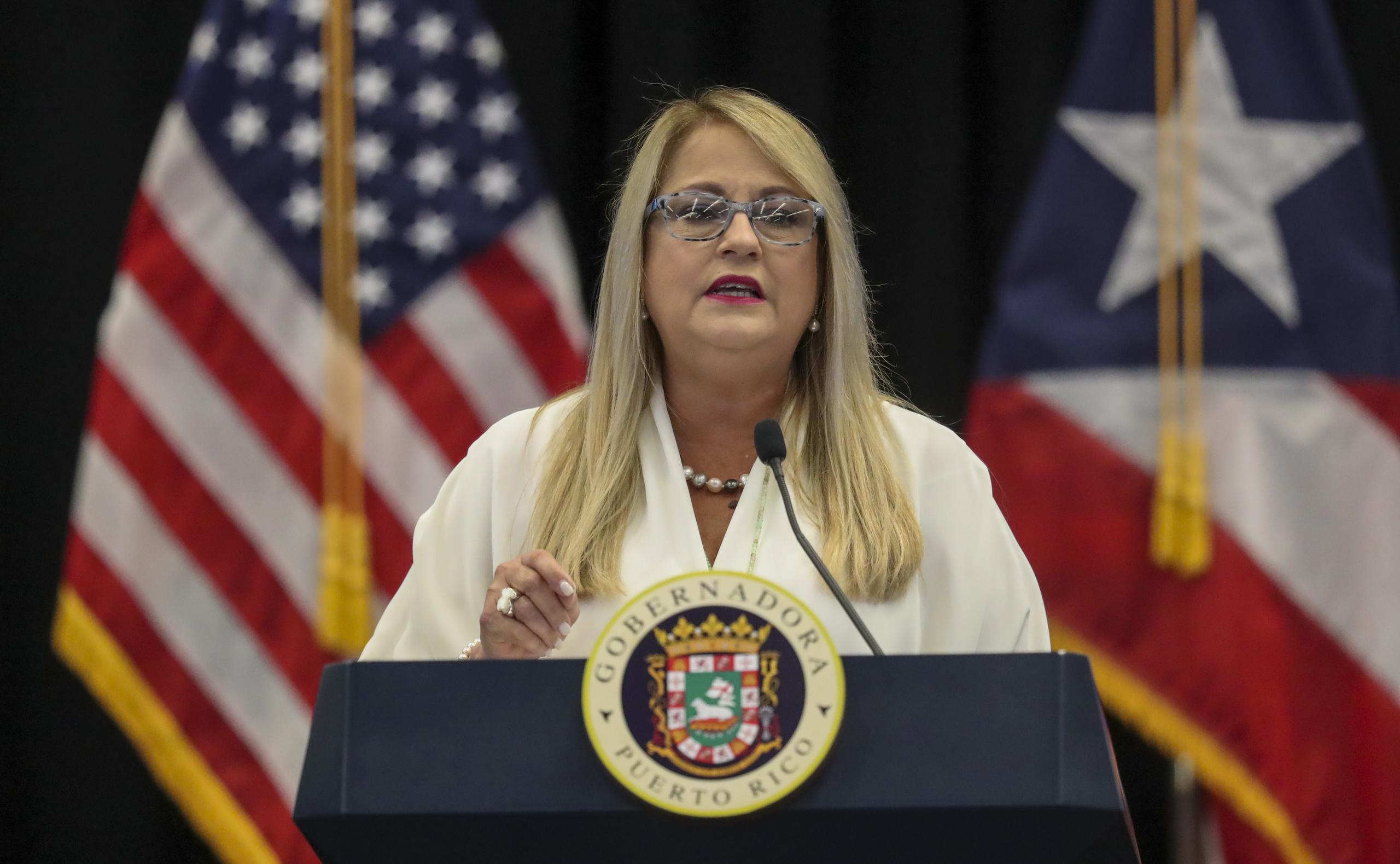 Wanda Vázquez, gobernadora de Puerto Rico.