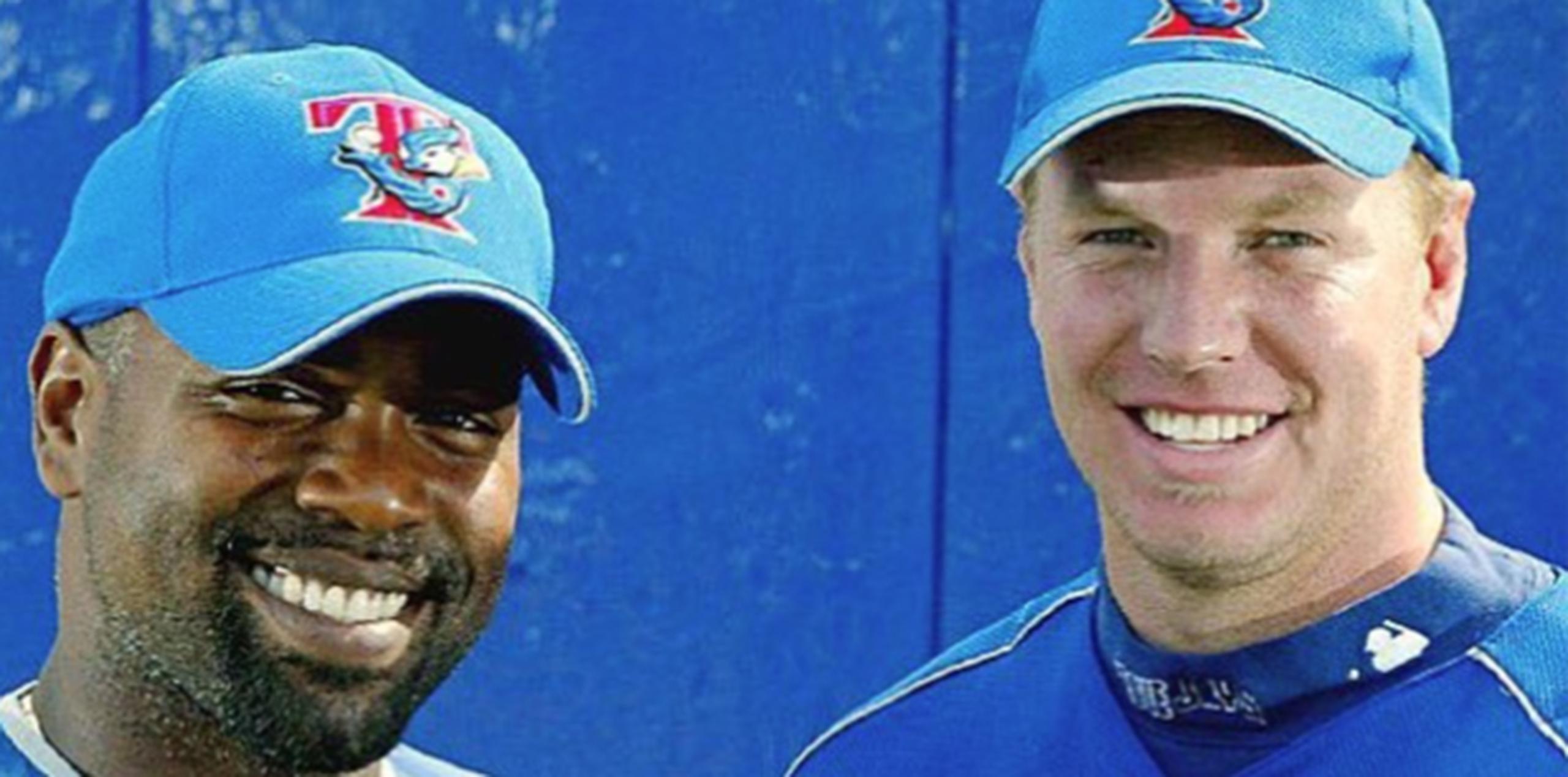 Carlos Delgado y Roy Halladay jugaron juntos en Toronto desde el 1998 al 2004. (Instagram / Carlos Delgado)
