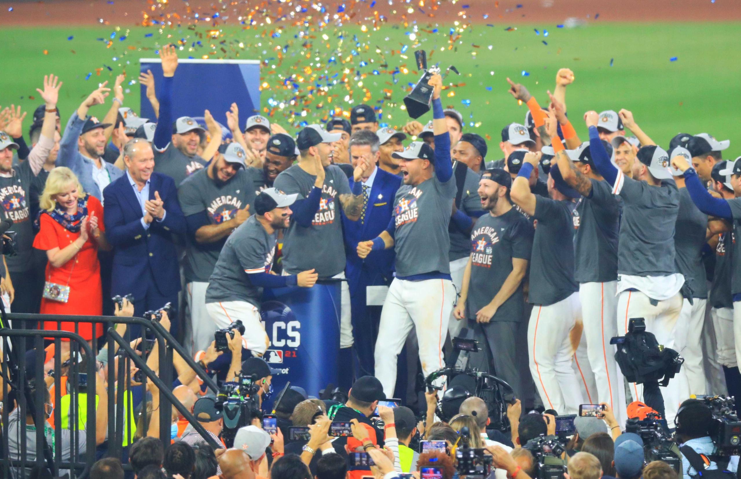 Los Astros de Houston se coronan como los campeones de la Liga Americana.