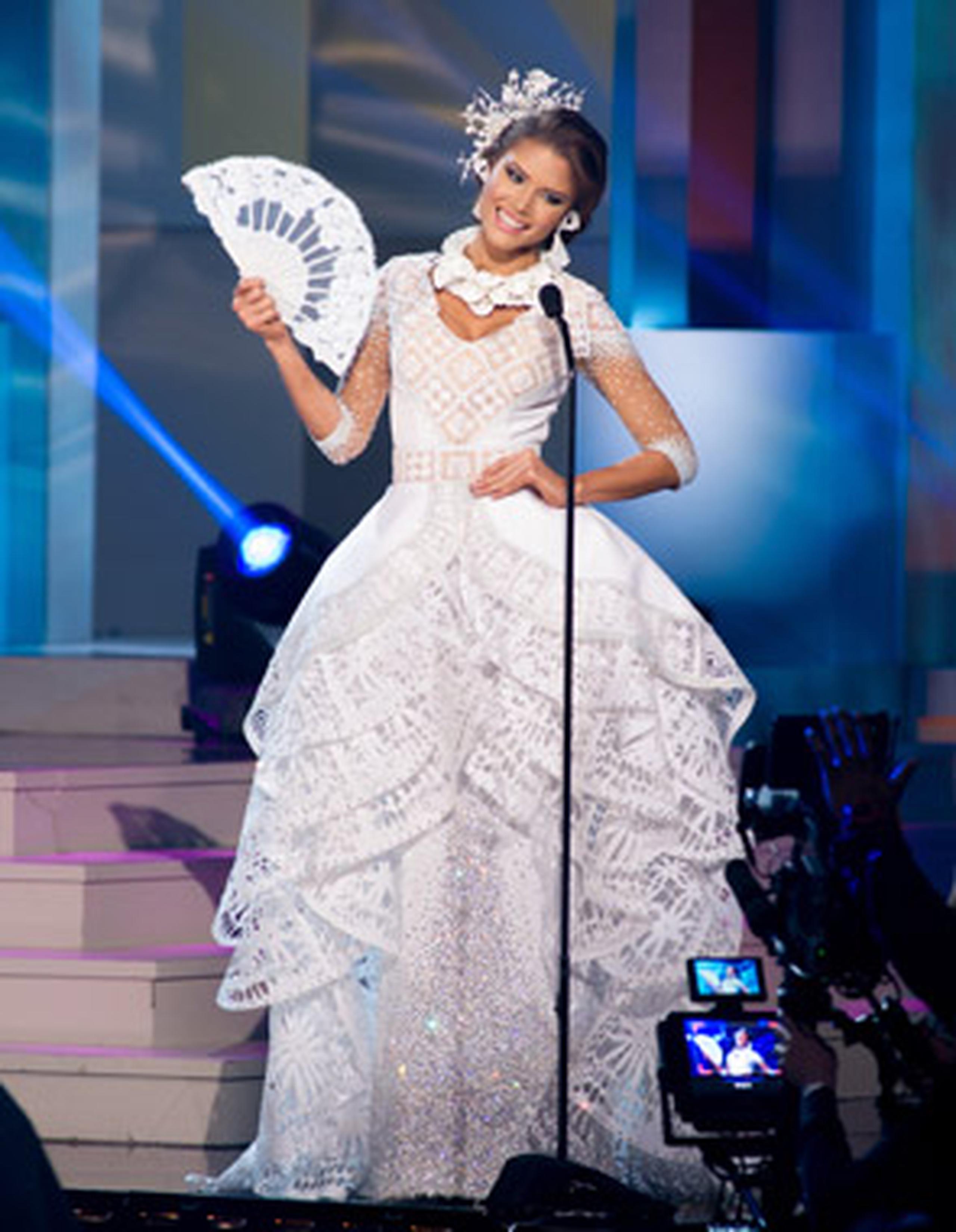 La beldad reiteró su agradecimiento al pueblo puertorriqueño por aprobar su gestión como embajadora de la belleza de la Isla del Encanto. (Miss Universe Organization L.P., LLLP)