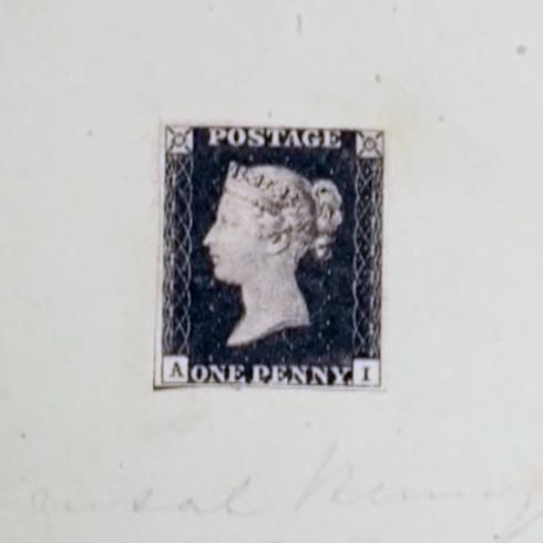 Subasta millonaria para sello postal de 1840
