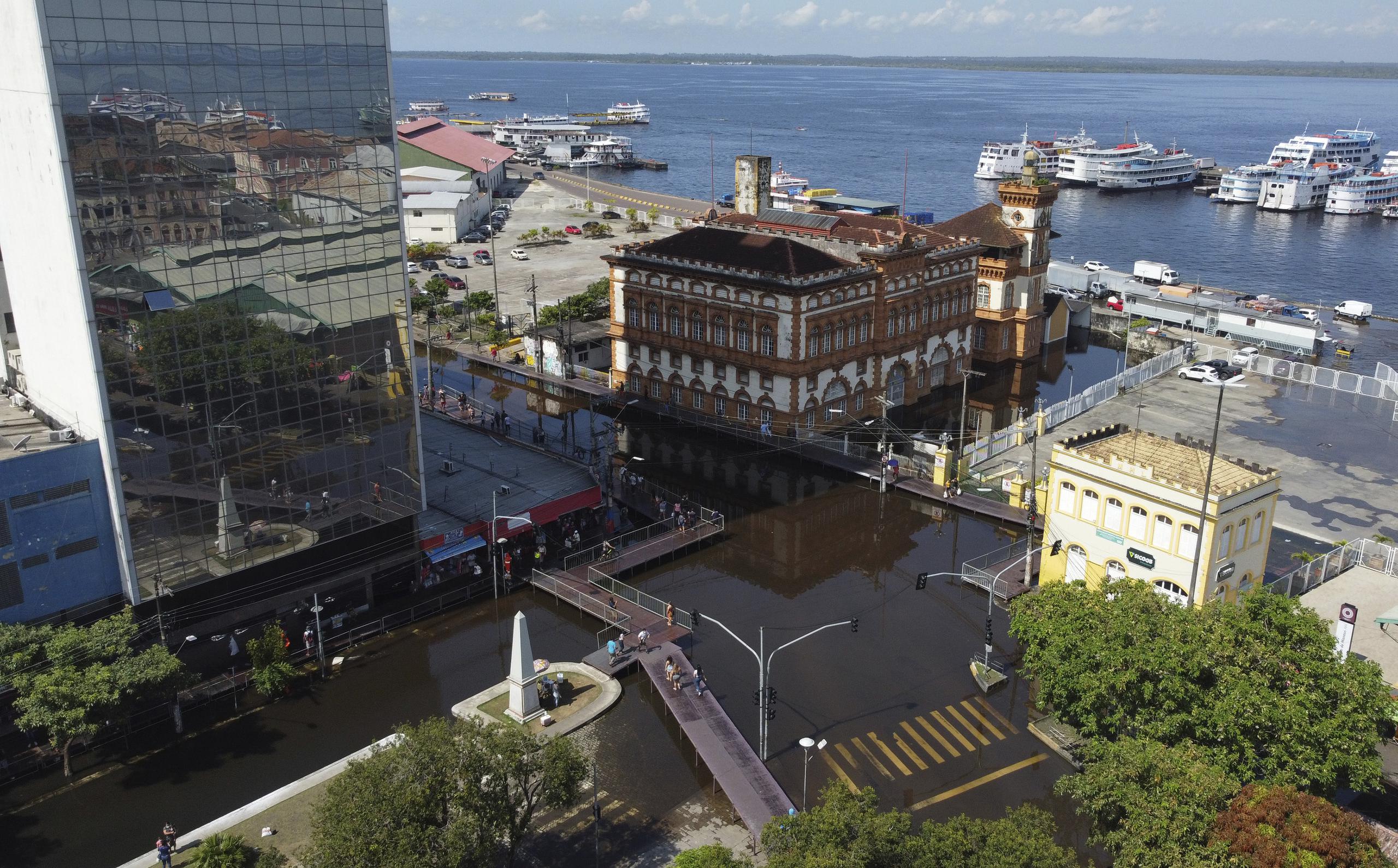 Inundaciones en Manaos, Brasil.