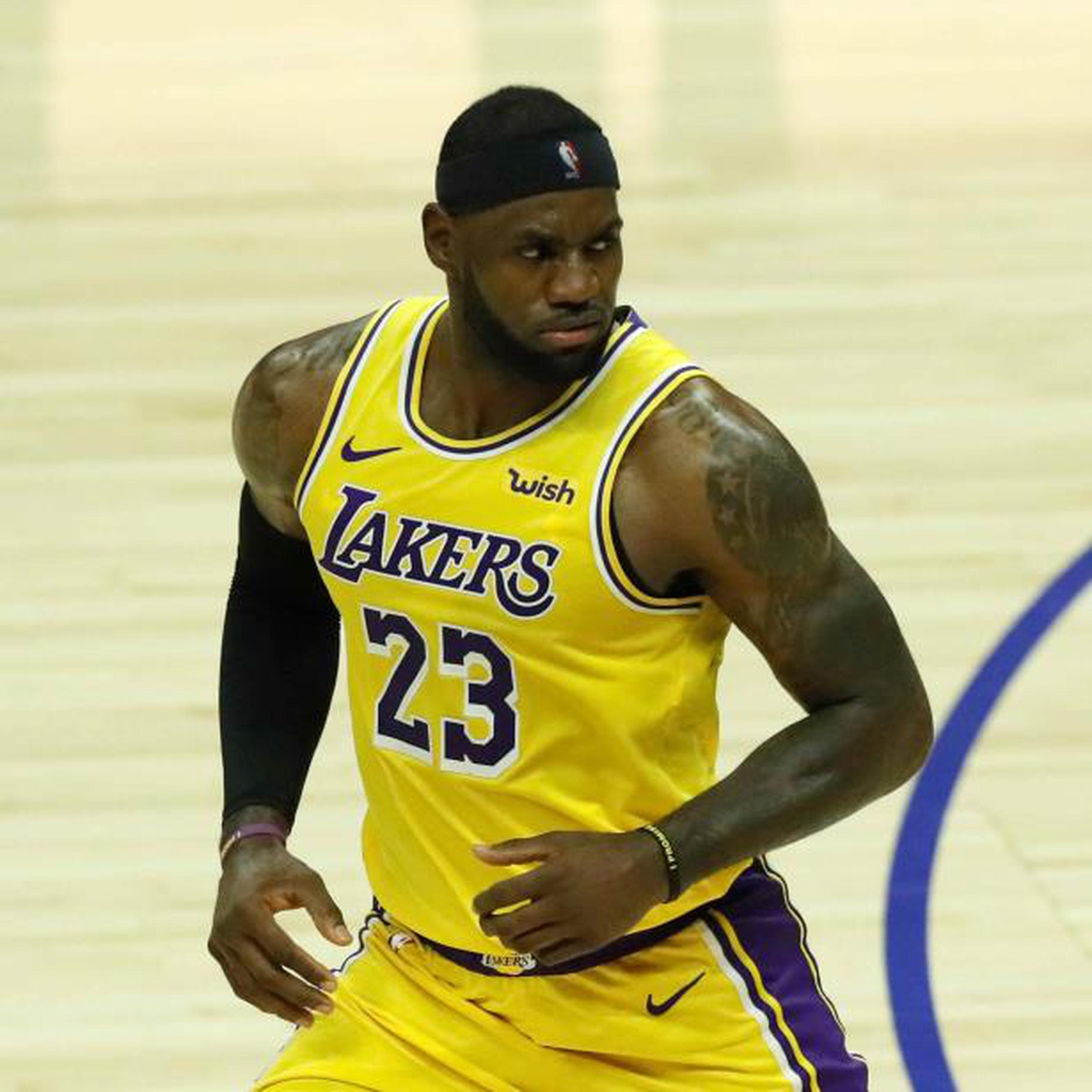 LeBron James, estrella de los Lakers de Los Ángeles. (EFE)