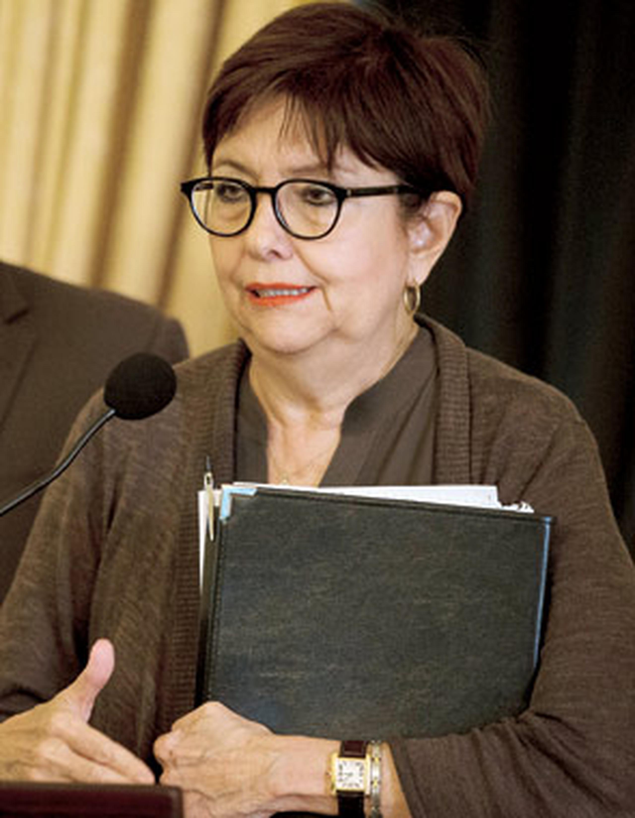 La jefa de la fiscalía federal, Rosa Emilia Rodríguez, propuso múltiples sugerencias incluidas en los cambios en las Reglas de Procedimiento Criminal. (Archivo)